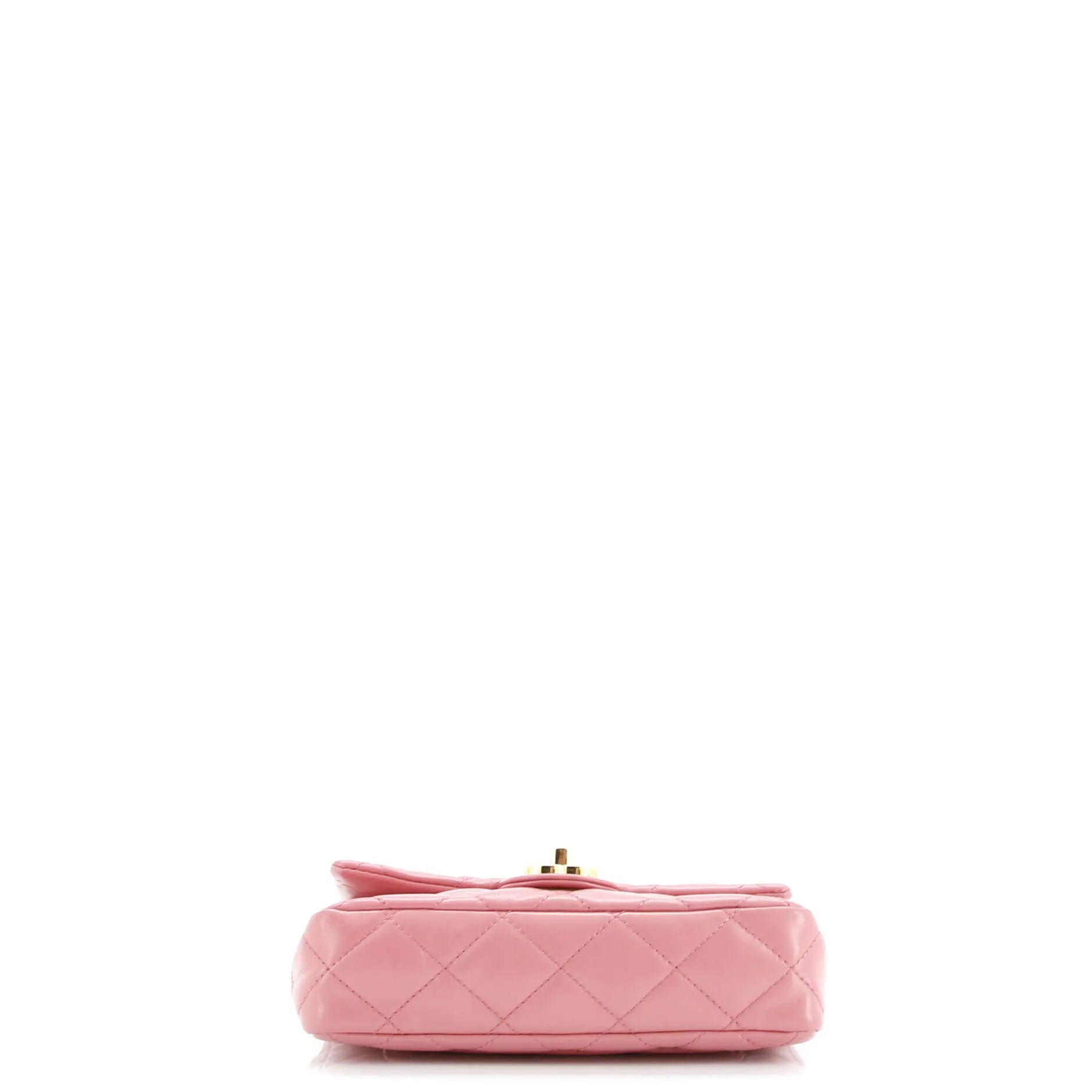 Pre-Loved Chanel Golden Links Top Handle Flap Bag Quilted Shiny Lambskin Small sold by Zulily product image thumbnail 5
