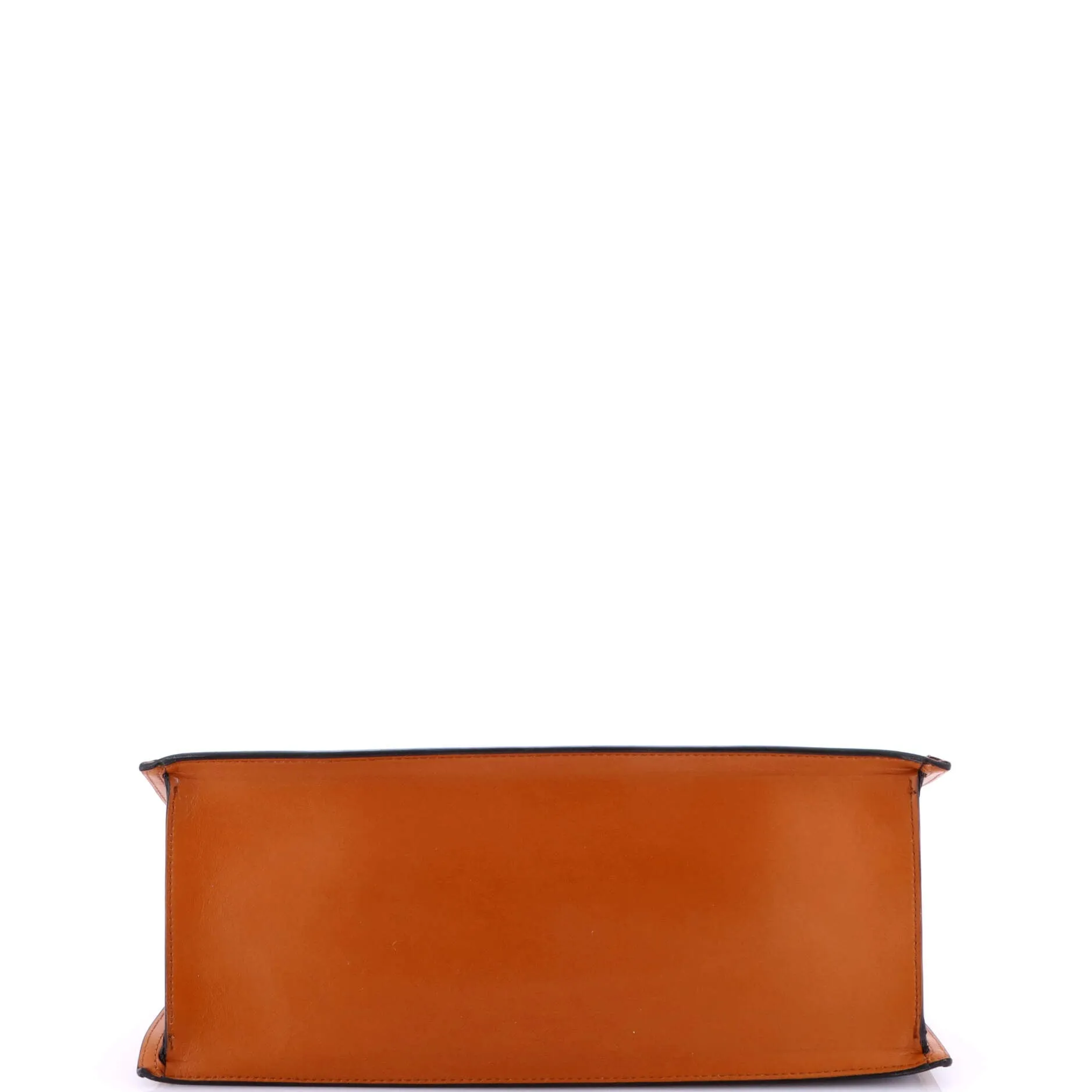 Pre-Loved Versace Allover Logo Convertible Tote Printed Denim with Leather Large sold by Zulily product image thumbnail 4