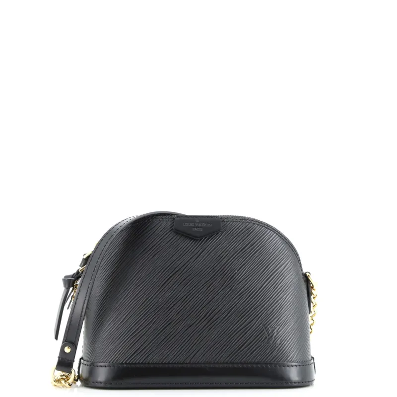 Pre-Loved Louis Vuitton Alma Chain Handbag Epi Leather Mini sold by Zulily