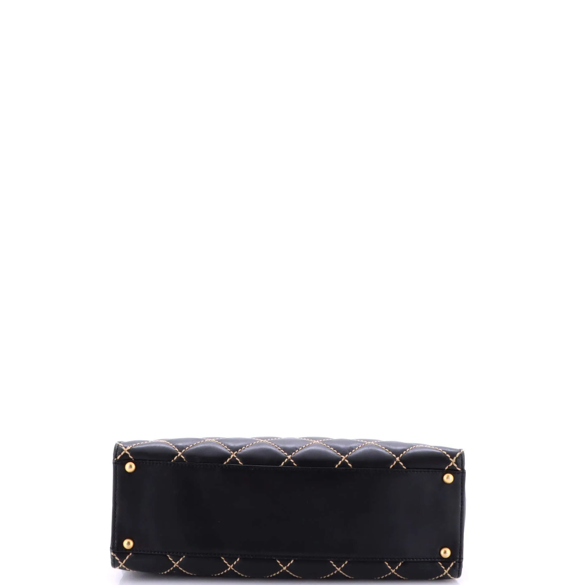 Pre-Loved Chanel Surpique Tote Quilted Leather Medium sold by Zulily product image thumbnail 5