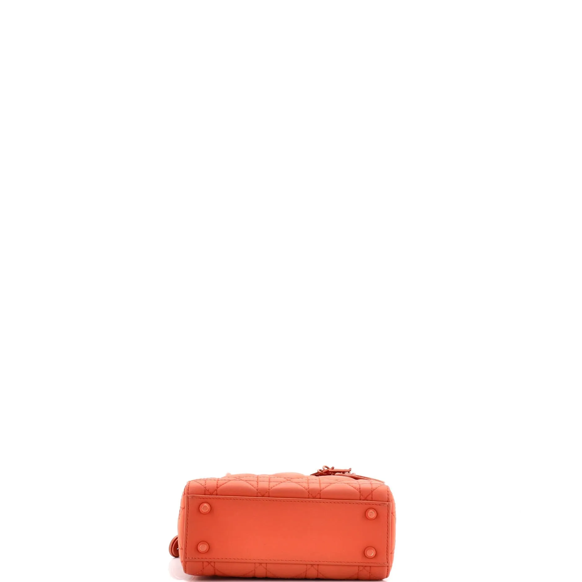 Pre-Loved Christian Dior Ultra Matte Lady Dior Chain Bag Cannage Quilt Calfskin Mini sold by Zulily product image thumbnail 4