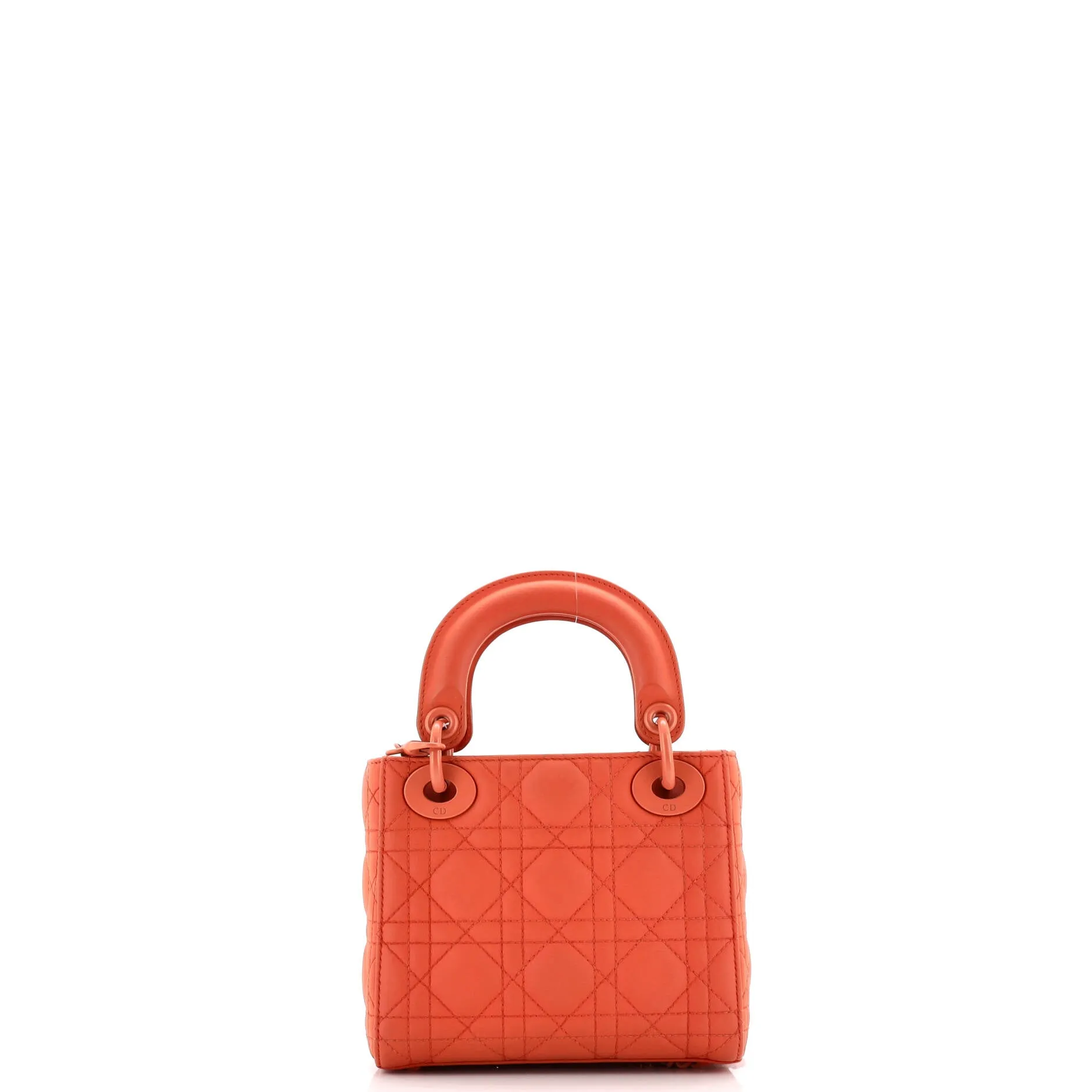 Pre-Loved Christian Dior Ultra Matte Lady Dior Chain Bag Cannage Quilt Calfskin Mini sold by Zulily product image thumbnail 3