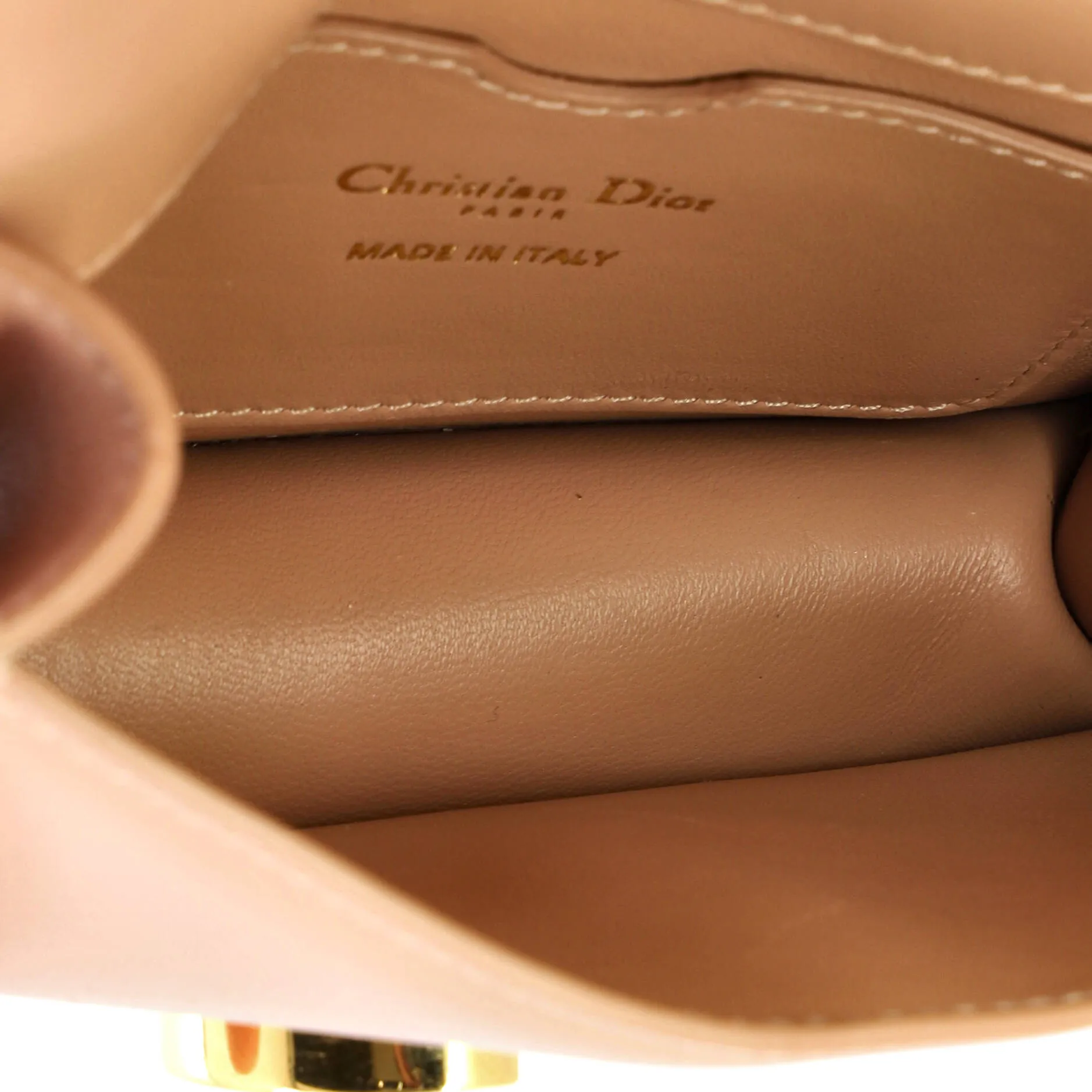 Pre-Loved Christian Dior 30 Montaigne Flap Bag Leather Micro sold by Zulily product image thumbnail 5