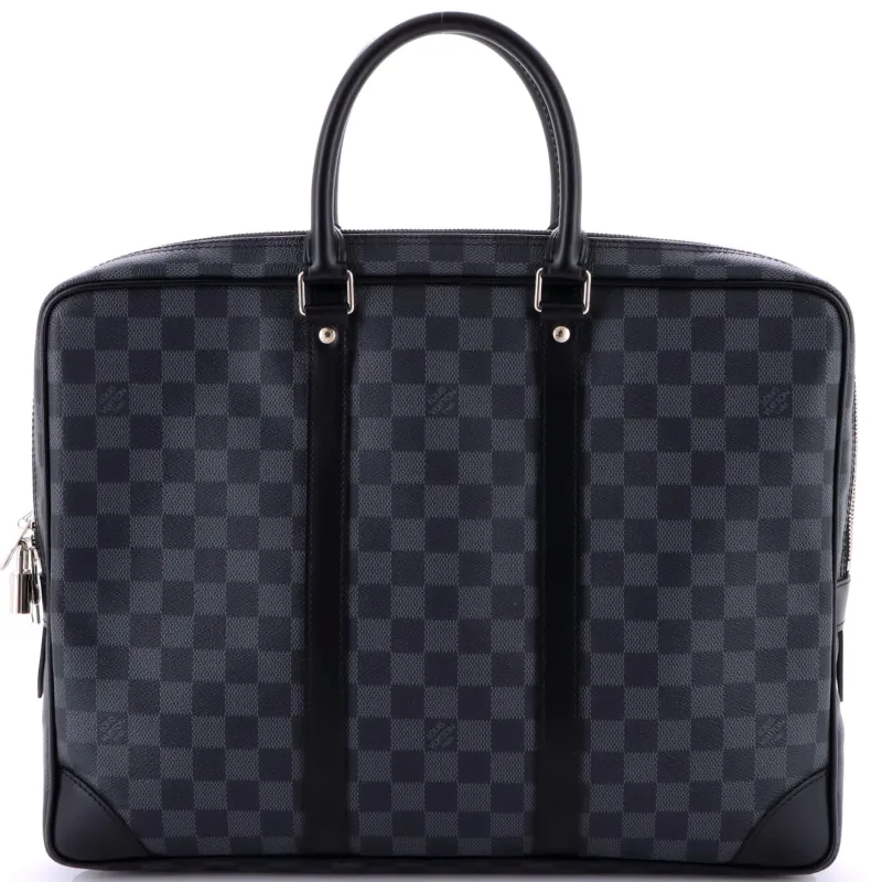 Pre-Loved Louis Vuitton Porte-Documents Voyage Briefcase Damier Graphite sold by Zulily