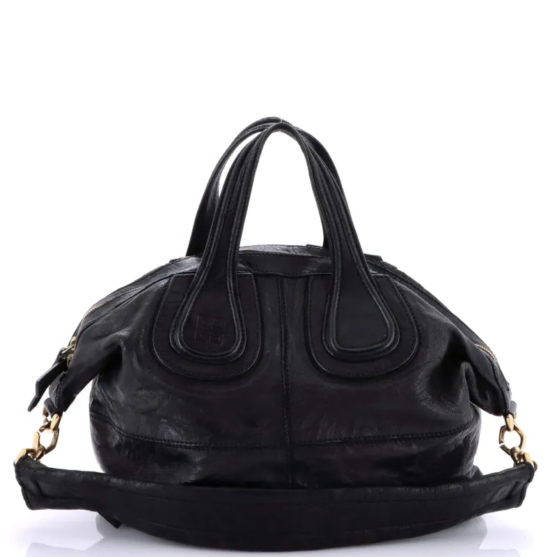 Pre-Loved Givenchy Nightingale Satchel Leather Medium sold by Zulily