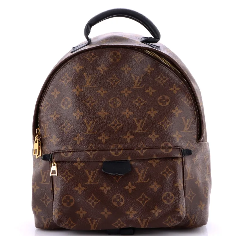 Pre-Loved Louis Vuitton Palm Springs Backpack Monogram Canvas MM sold by Zulily