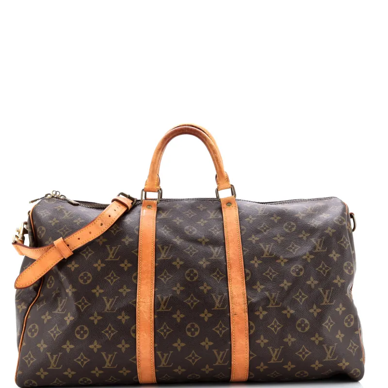 Pre-Loved Louis Vuitton Keepall Bandouliere Bag Monogram Canvas 50 sold by Zulily