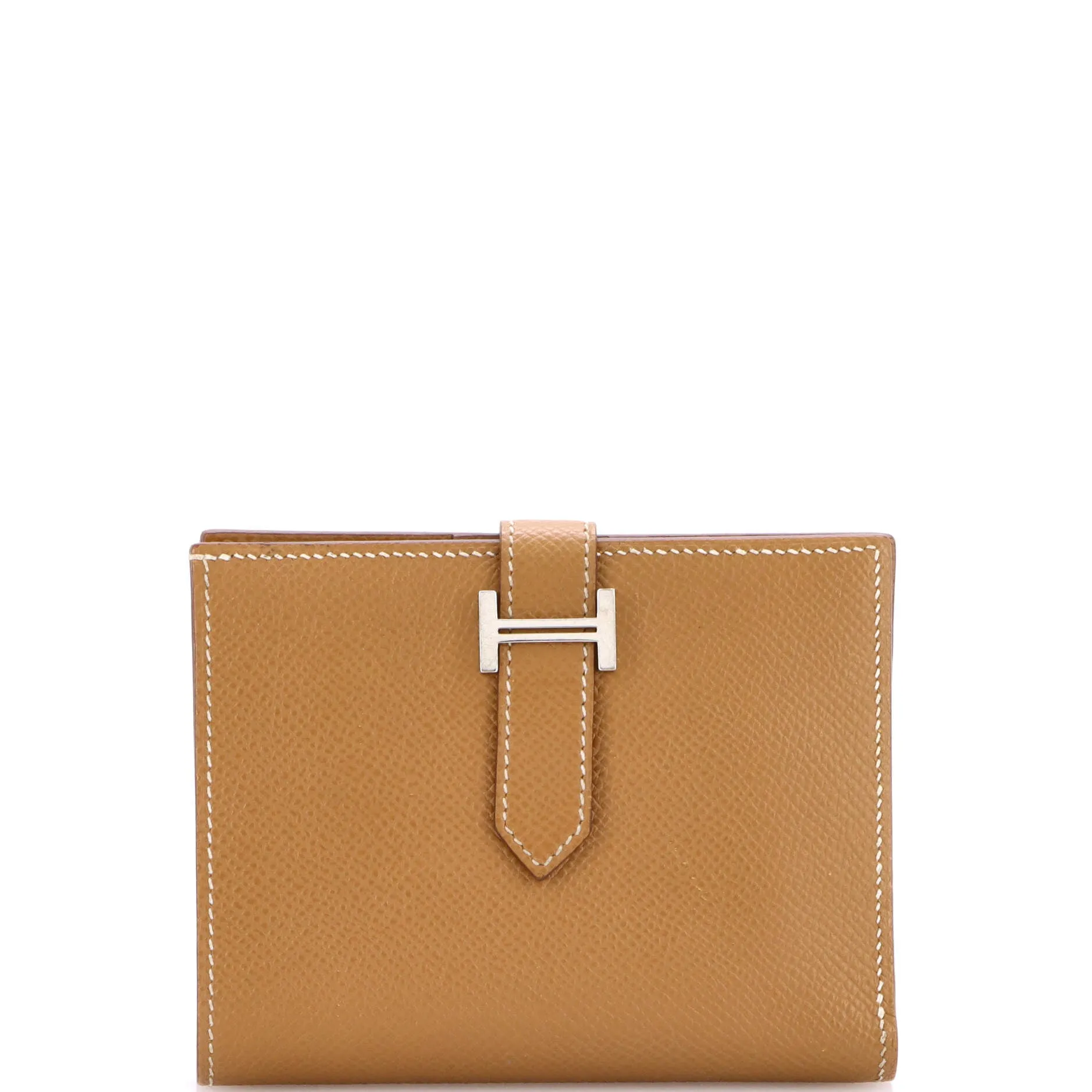 Pre-Loved Hermes Bearn Wallet Epsom Compact sold by Zulily