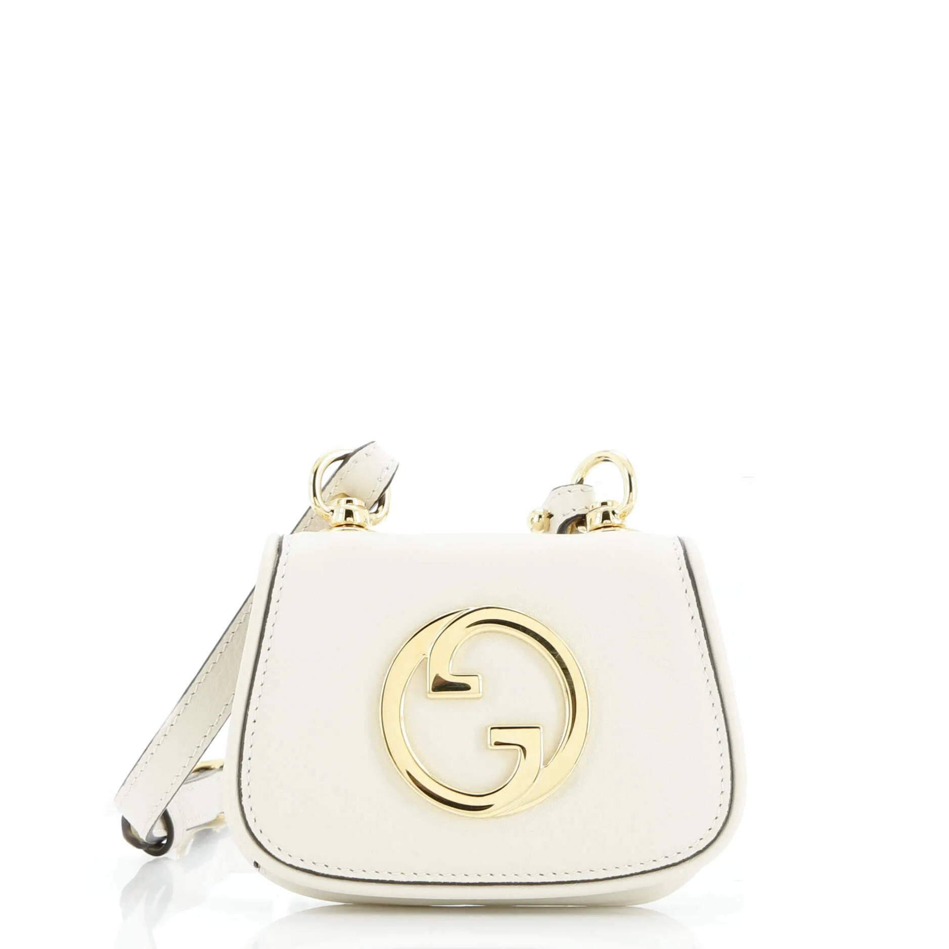 Pre-Loved Gucci Blondie NM Card Case Wallet with Strap Leather sold by Zulily
