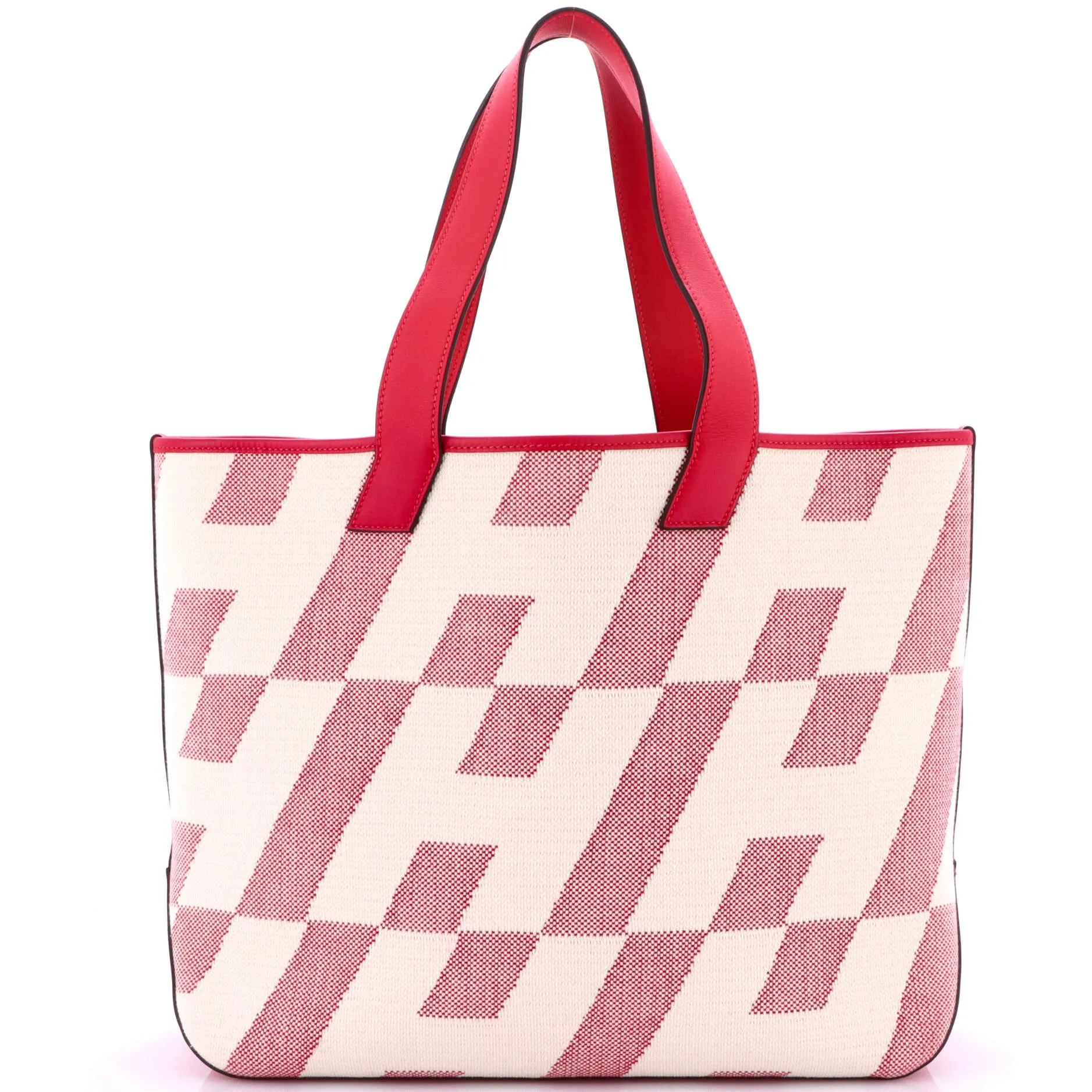 Pre-Loved Hermes Cabas H en Biais Tote Canvas with Leather 40 sold by Zulily