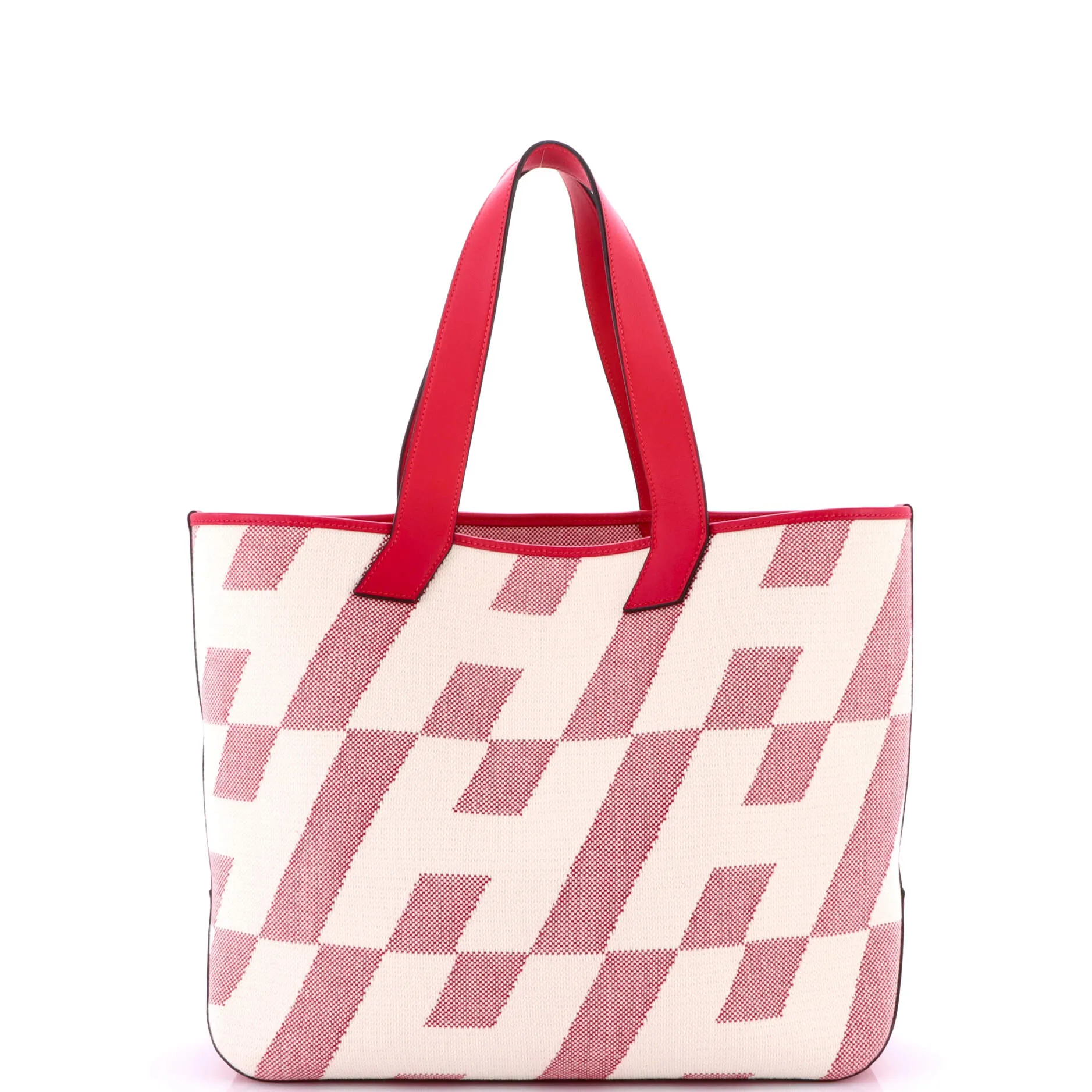 Pre-Loved Hermes Cabas H en Biais Tote Canvas with Leather 40 sold by Zulily product image thumbnail 3