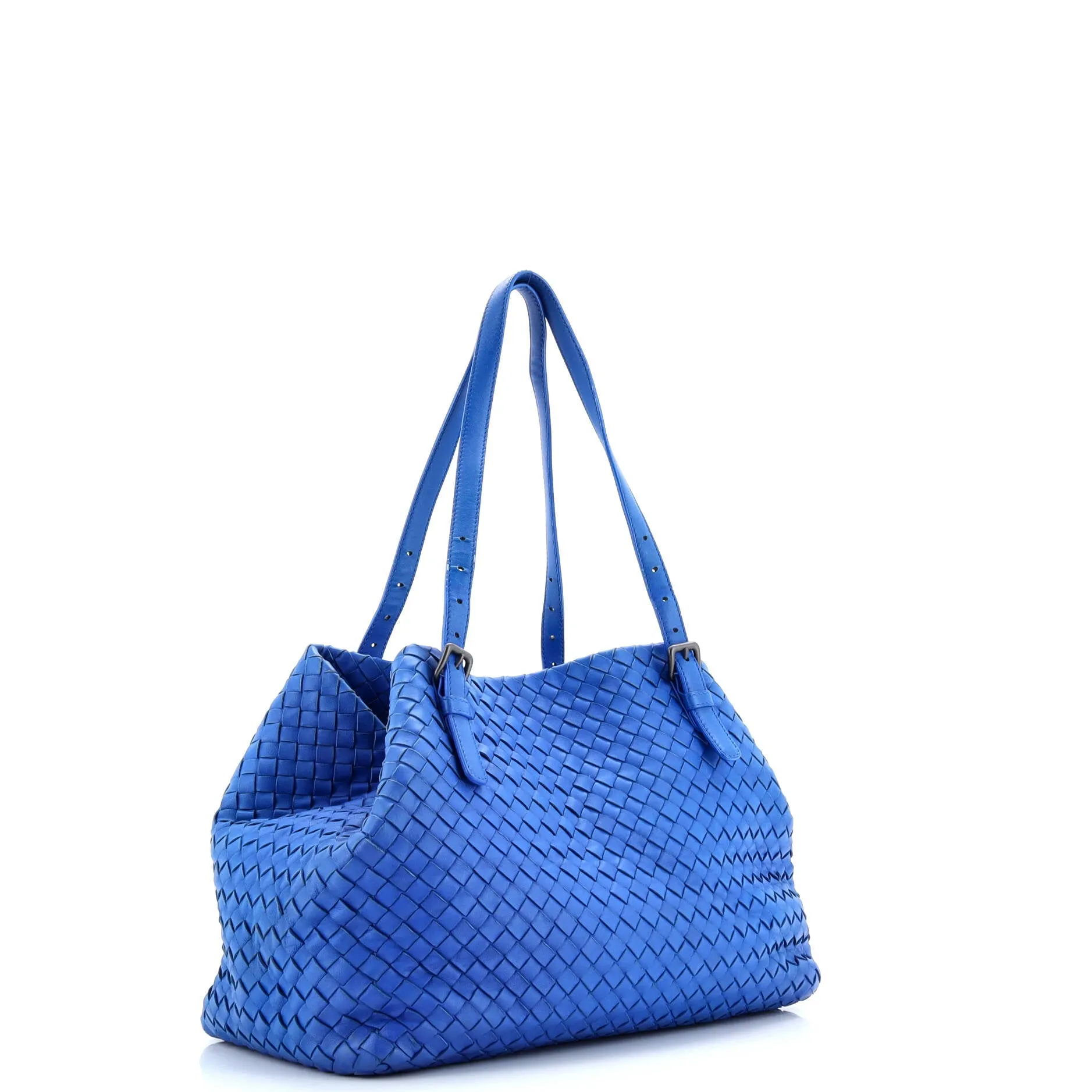 Pre-Loved Bottega Veneta A-Shape Tote Intrecciato Nappa Medium sold by Zulily product image thumbnail 2