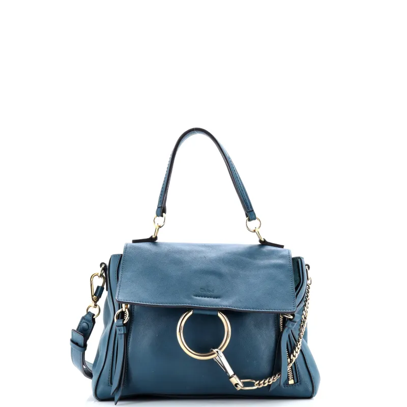 Pre-Loved Chloe Faye Day Bag Leather Small sold by Zulily