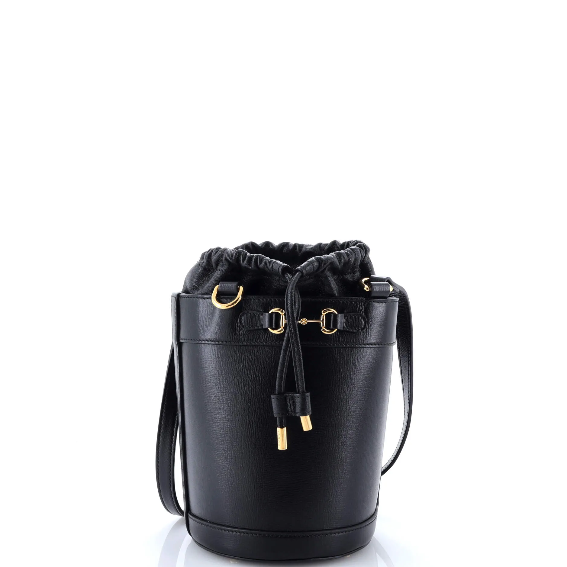 Pre-Loved Gucci Horsebit 1955 Bucket Bag Leather Small sold by Zulily