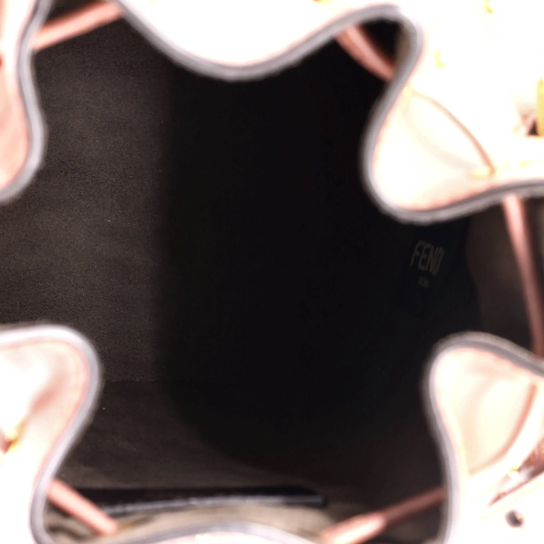 Pre-Loved Fendi Mon Tresor Bucket Bag Studded Leather Mini sold by Zulily product image thumbnail 5