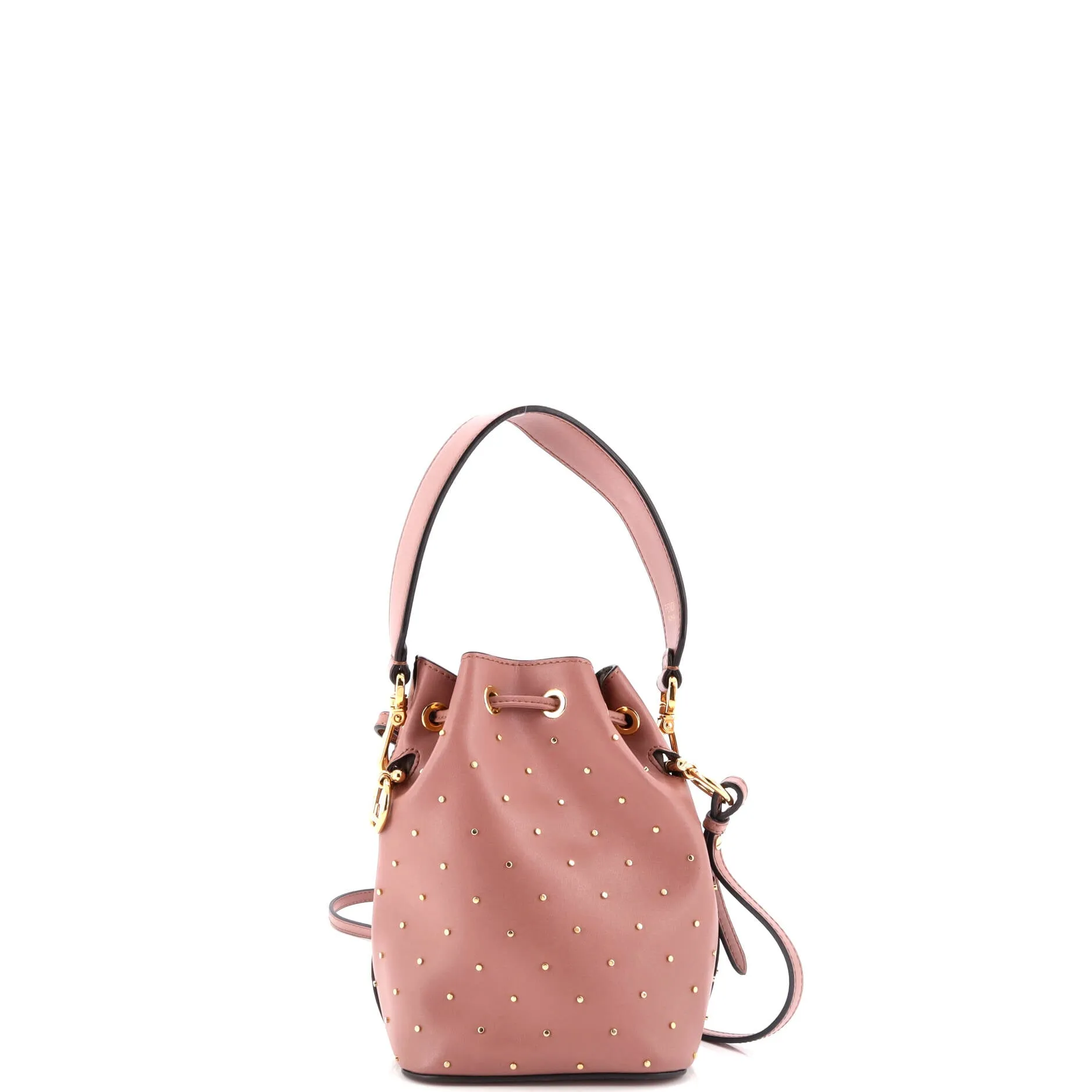 Pre-Loved Fendi Mon Tresor Bucket Bag Studded Leather Mini sold by Zulily product image thumbnail 3