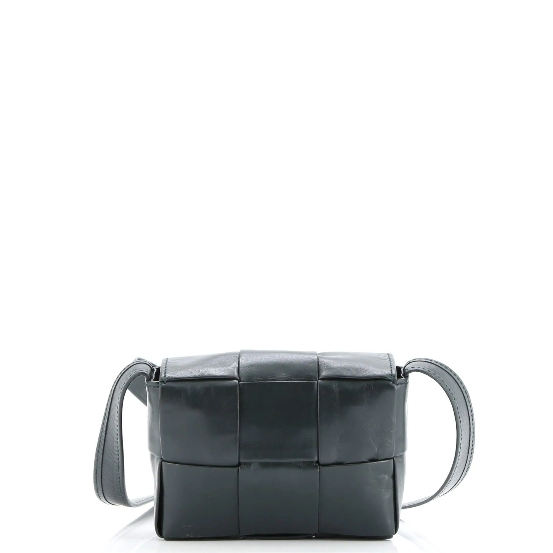 Pre-Loved Bottega Veneta Cassette Crossbody Bag Maxi Intrecciato Leather Candy sold by Zulily product image thumbnail 3