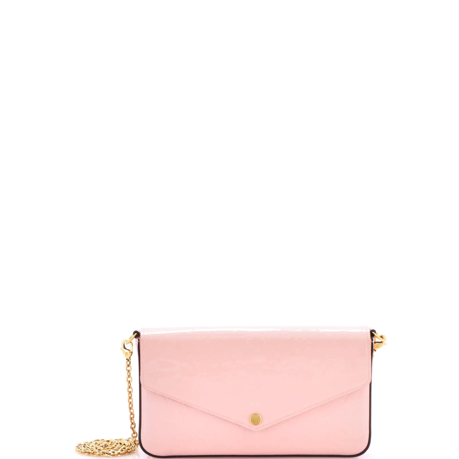 Pre-Loved Louis Vuitton Felicie Pochette Monogram Vernis sold by Zulily