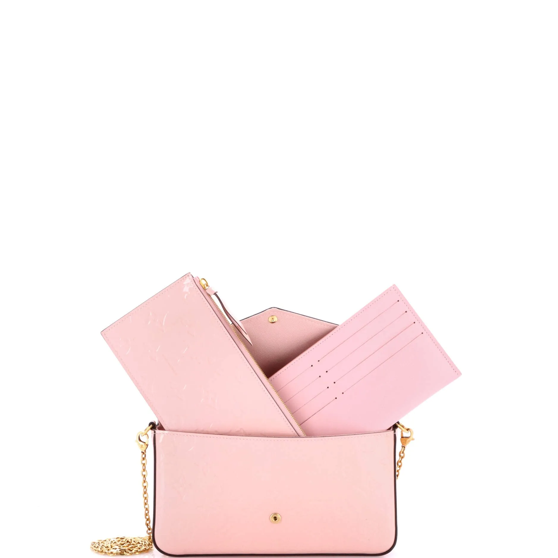 Pre-Loved Louis Vuitton Felicie Pochette Monogram Vernis sold by Zulily product image thumbnail 2