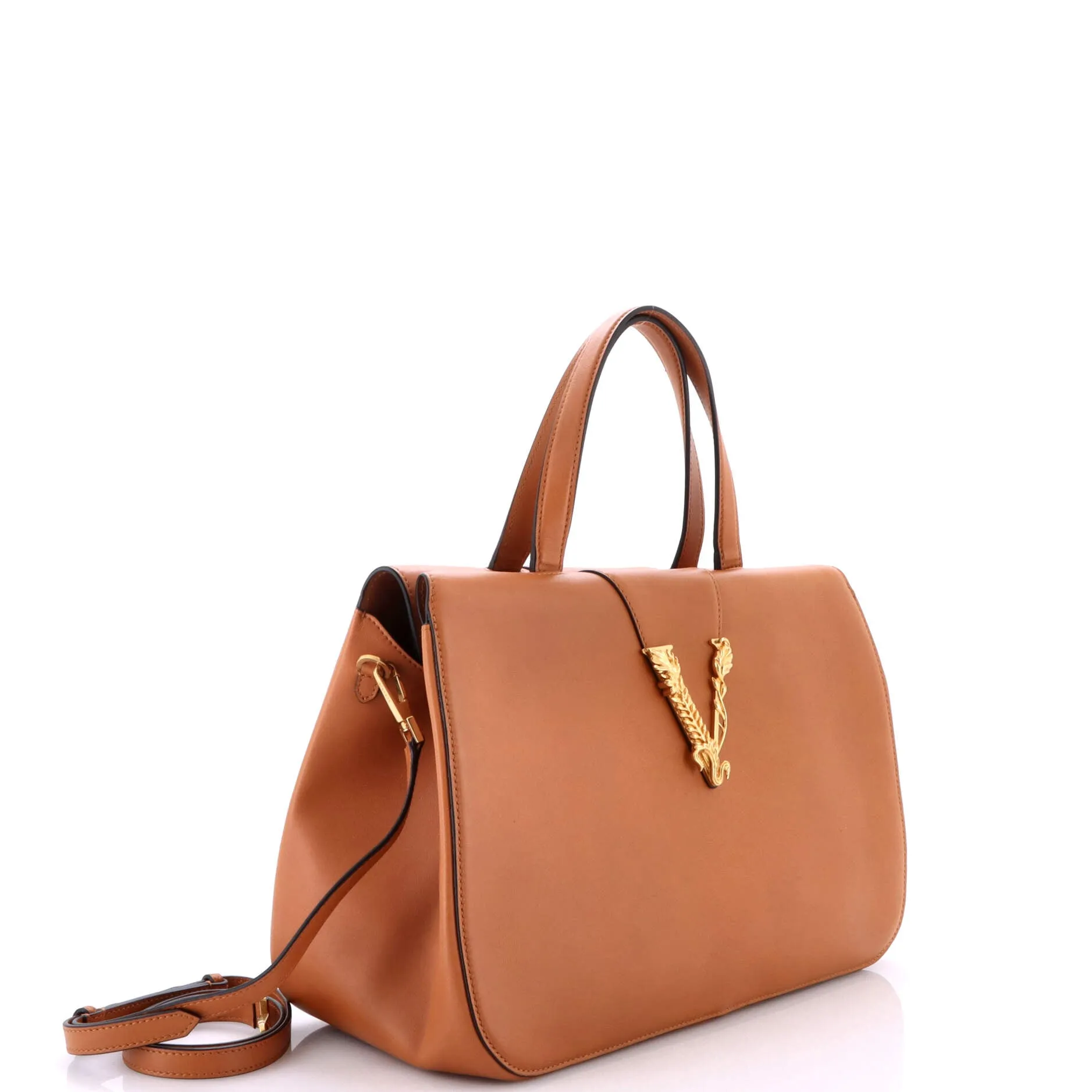 Pre-Loved Versace Virtus Tote Leather sold by Zulily product image thumbnail 2