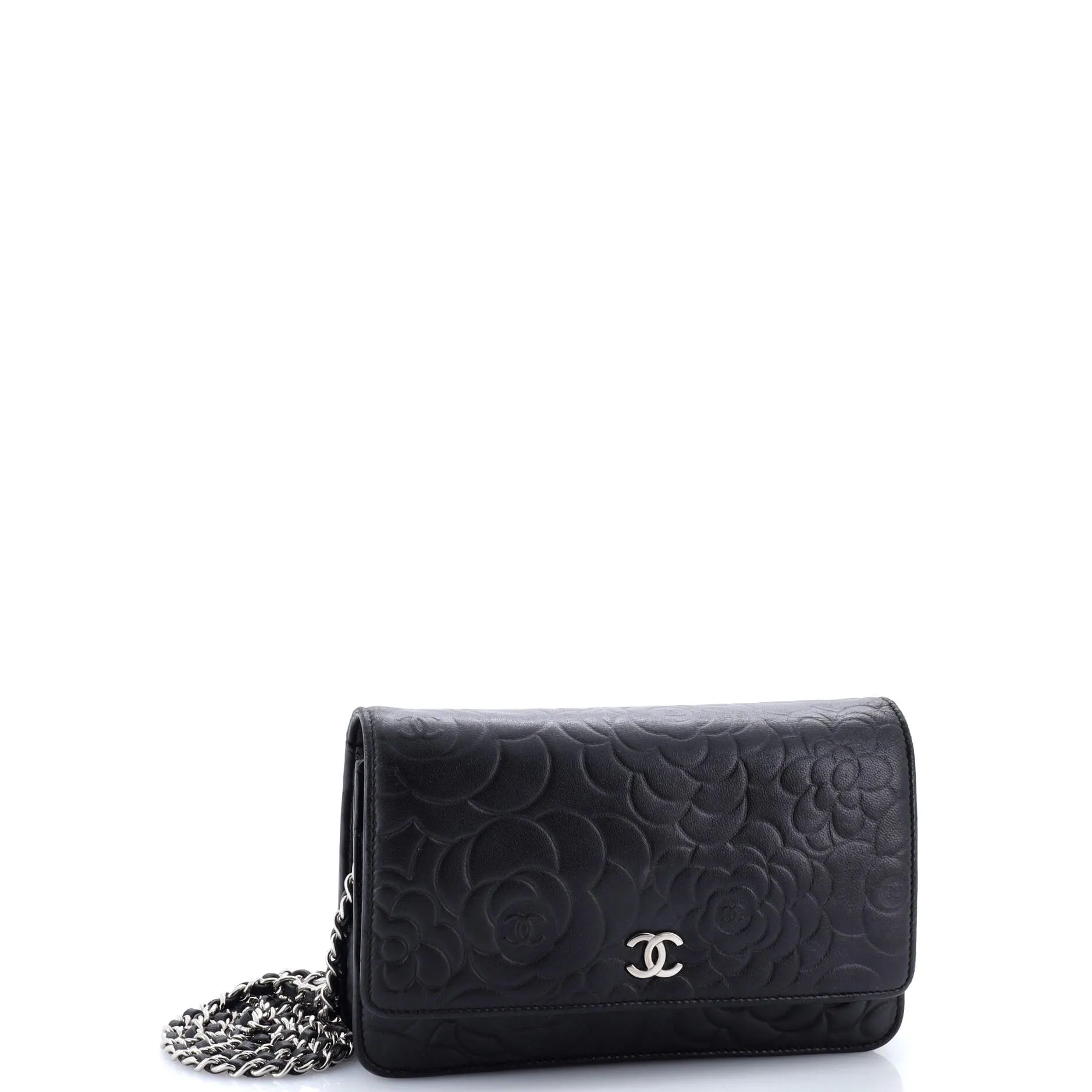 Pre-Loved Chanel Wallet on Chain Camellia Lambskin sold by Zulily product image thumbnail 2