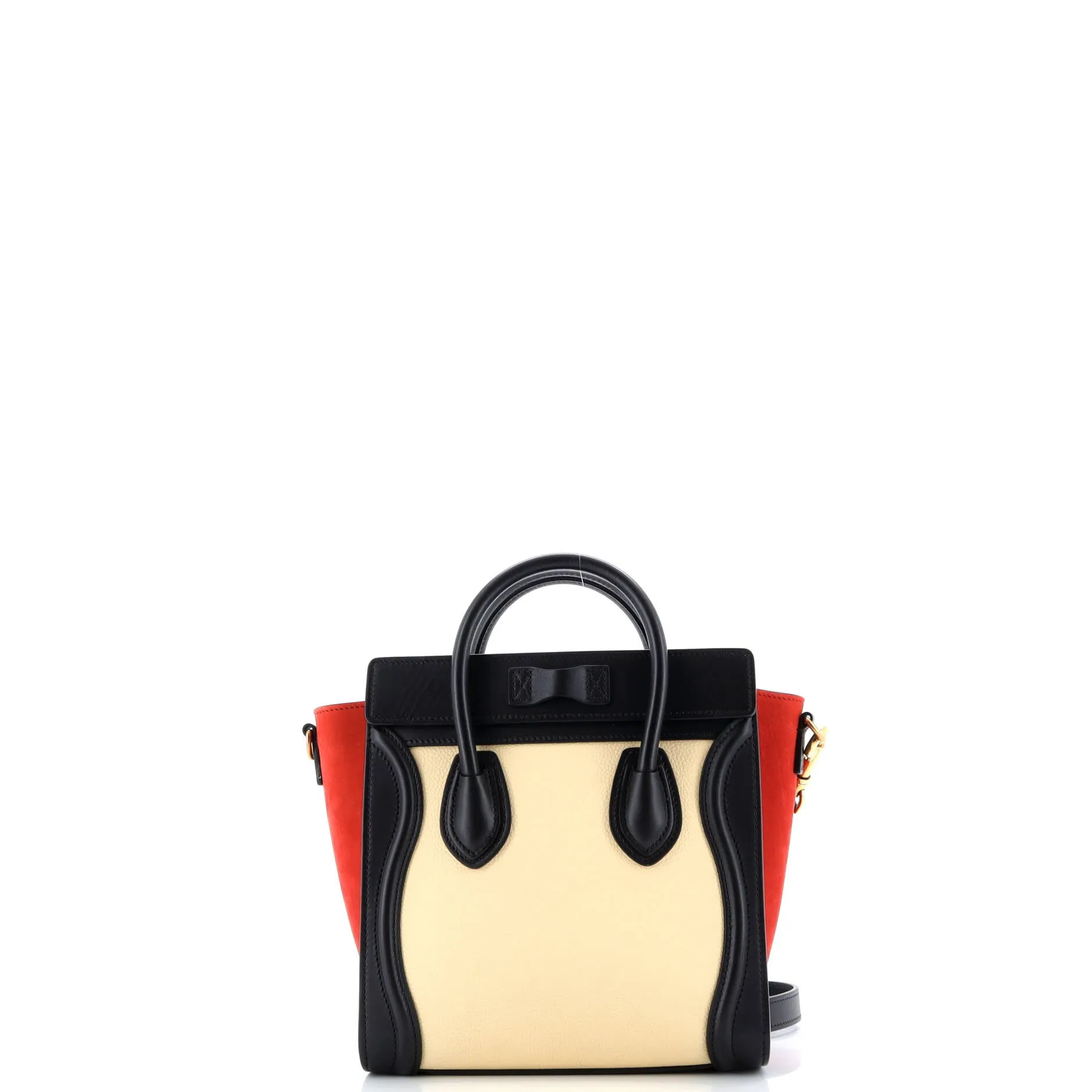 Pre-Loved Celine Tricolor Luggage Bag Leather Nano sold by Zulily product image thumbnail 3