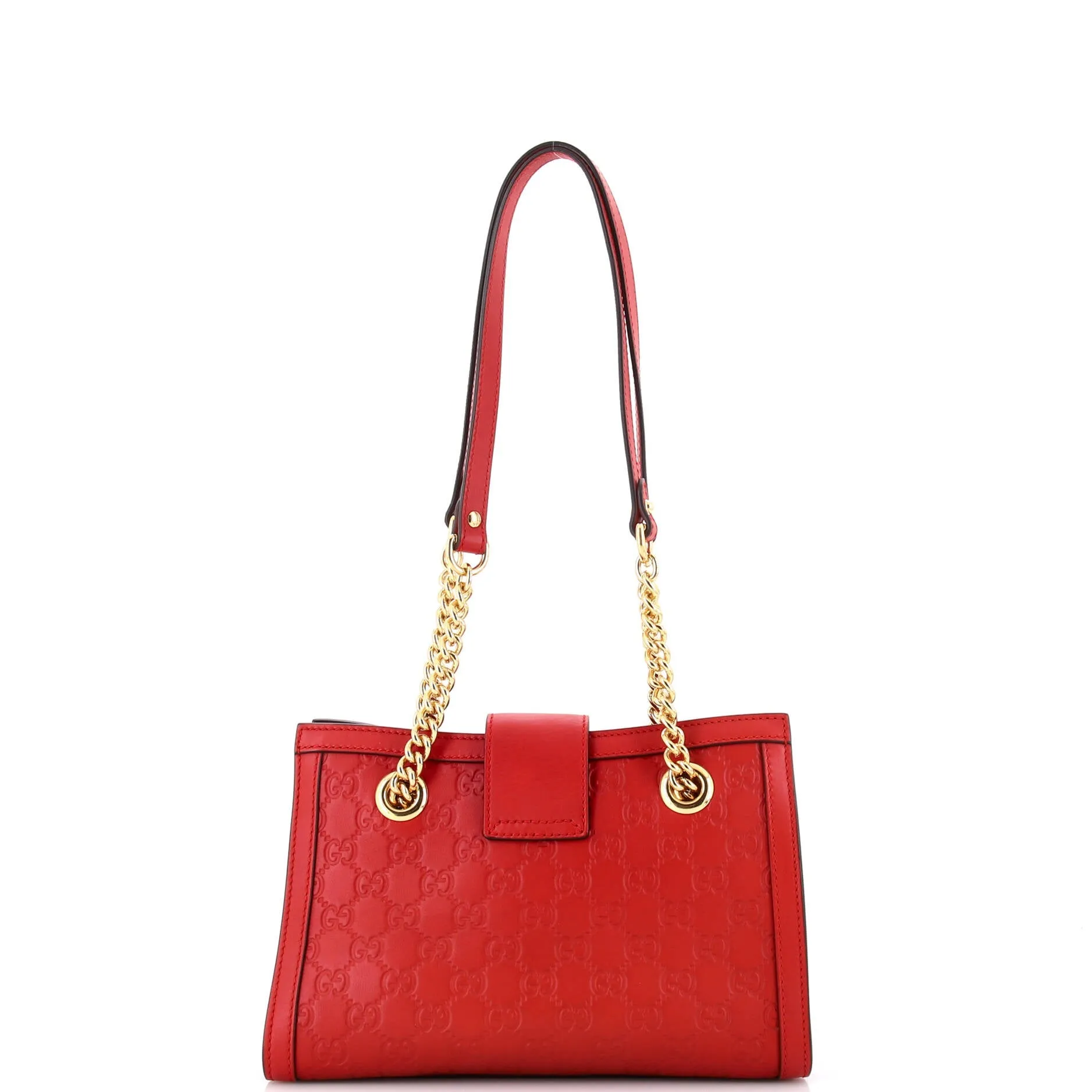 Pre-Loved Gucci Padlock Chain Tote Guccissima Leather Small sold by Zulily product image thumbnail 3