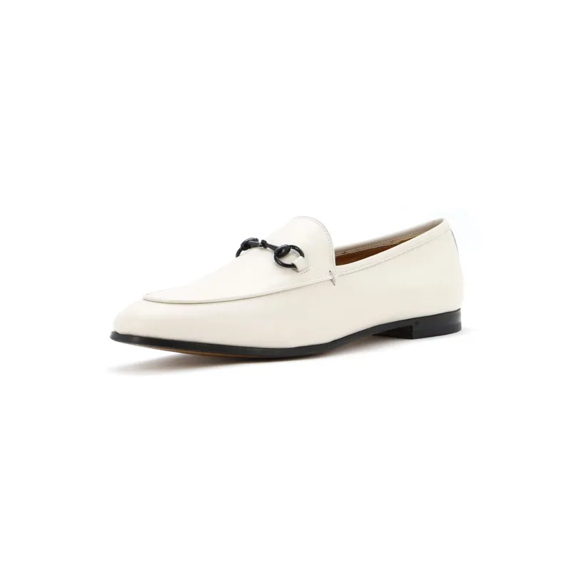 Pre-Loved Gucci Women's Jordaan Loafers Leather sold by Zulily