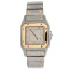 Pre-Loved Cartier Santos de Cartier Galbee Quartz Watch Stainless Steel and Yellow Gold 24 sold by Zulily