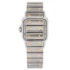 Pre-Loved Cartier Santos de Cartier Galbee Quartz Watch Stainless Steel and Yellow Gold 24 sold by Zulily