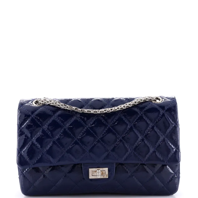 Pre-Loved Chanel Reissue 2.55 Flap Bag Quilted Crinkled Patent 226 sold by Zulily