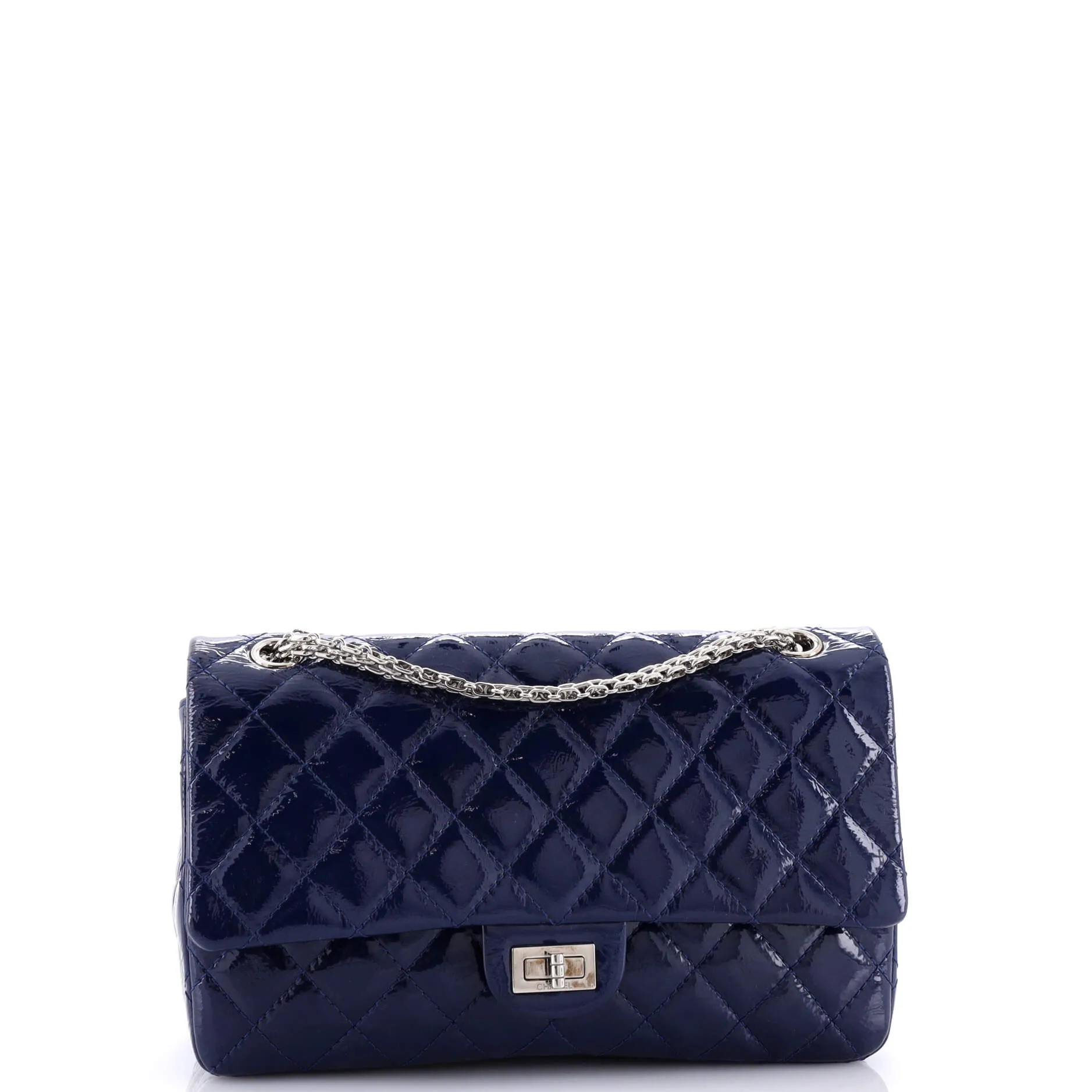 Pre-Loved Chanel Reissue 2.55 Flap Bag Quilted Crinkled Patent 226 sold by Zulily product image thumbnail 2