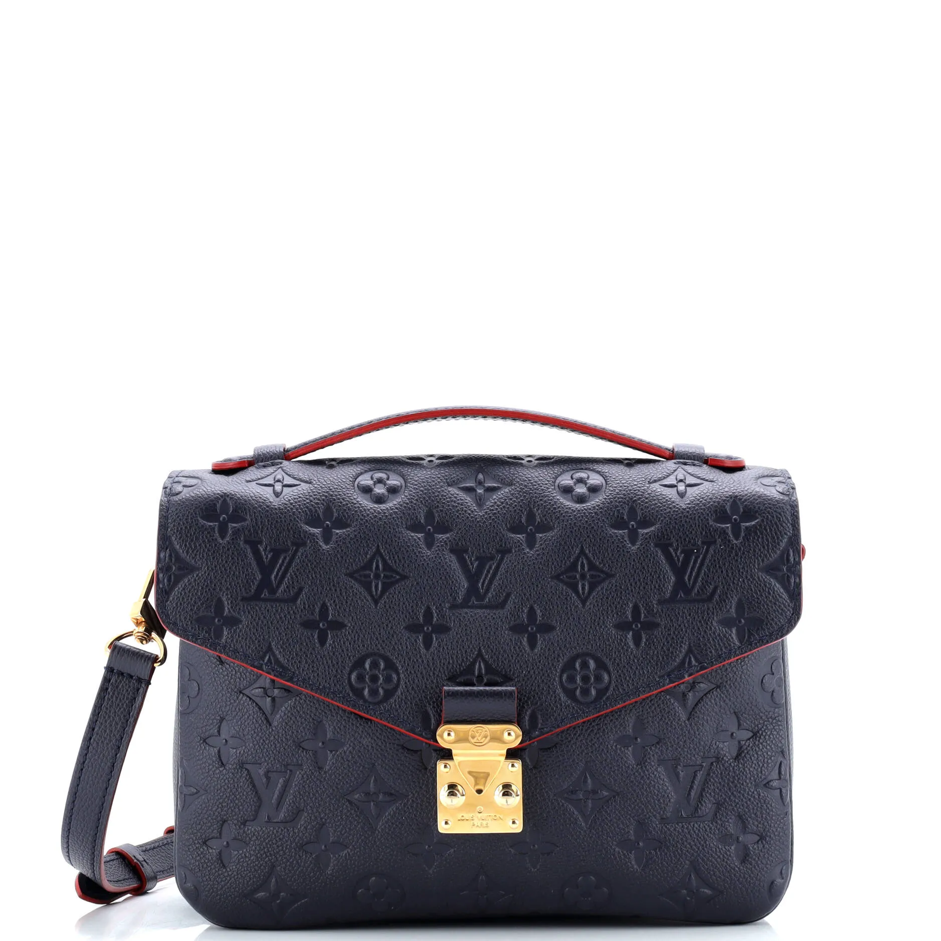 Pre-Loved Louis Vuitton Pochette Metis Monogram Empreinte Leather sold by Zulily