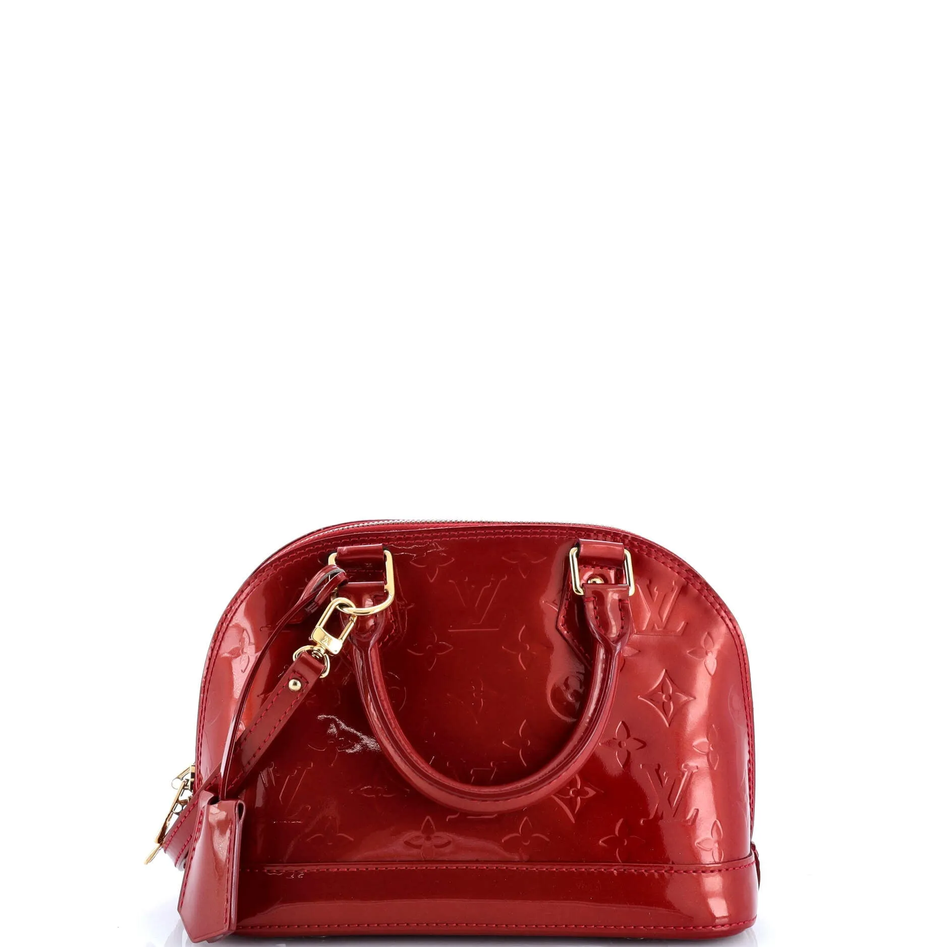 Pre-Loved Louis Vuitton Alma Handbag Monogram Vernis BB sold by Zulily