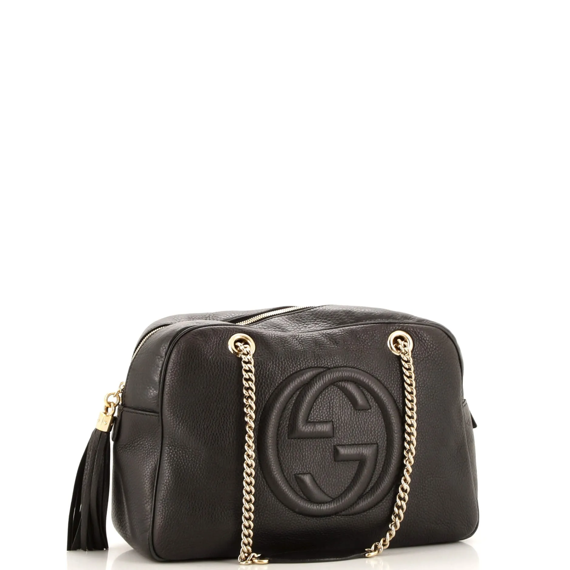 Pre-Loved Gucci Soho Chain Zip Shoulder Bag Leather Medium sold by Zulily product image thumbnail 2