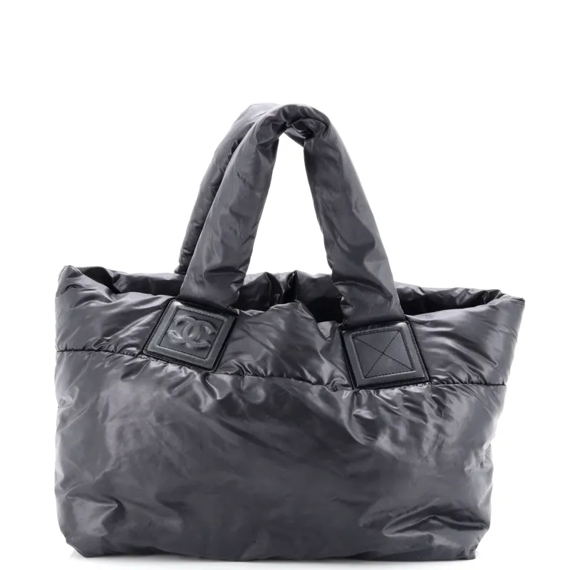 Pre-Loved Chanel Coco Cocoon Reversible Tote Quilted Lambskin Small sold by Zulily