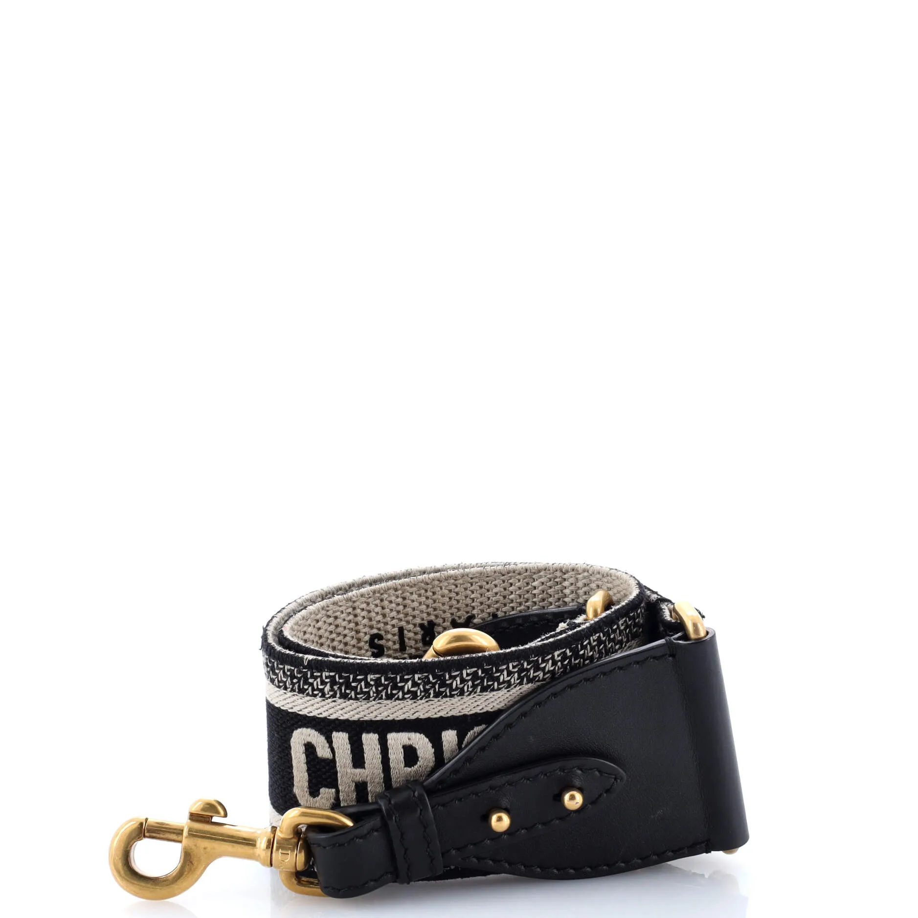 Pre-Loved Christian Dior Logo Shoulder Strap Embroidered Canvas sold by Zulily