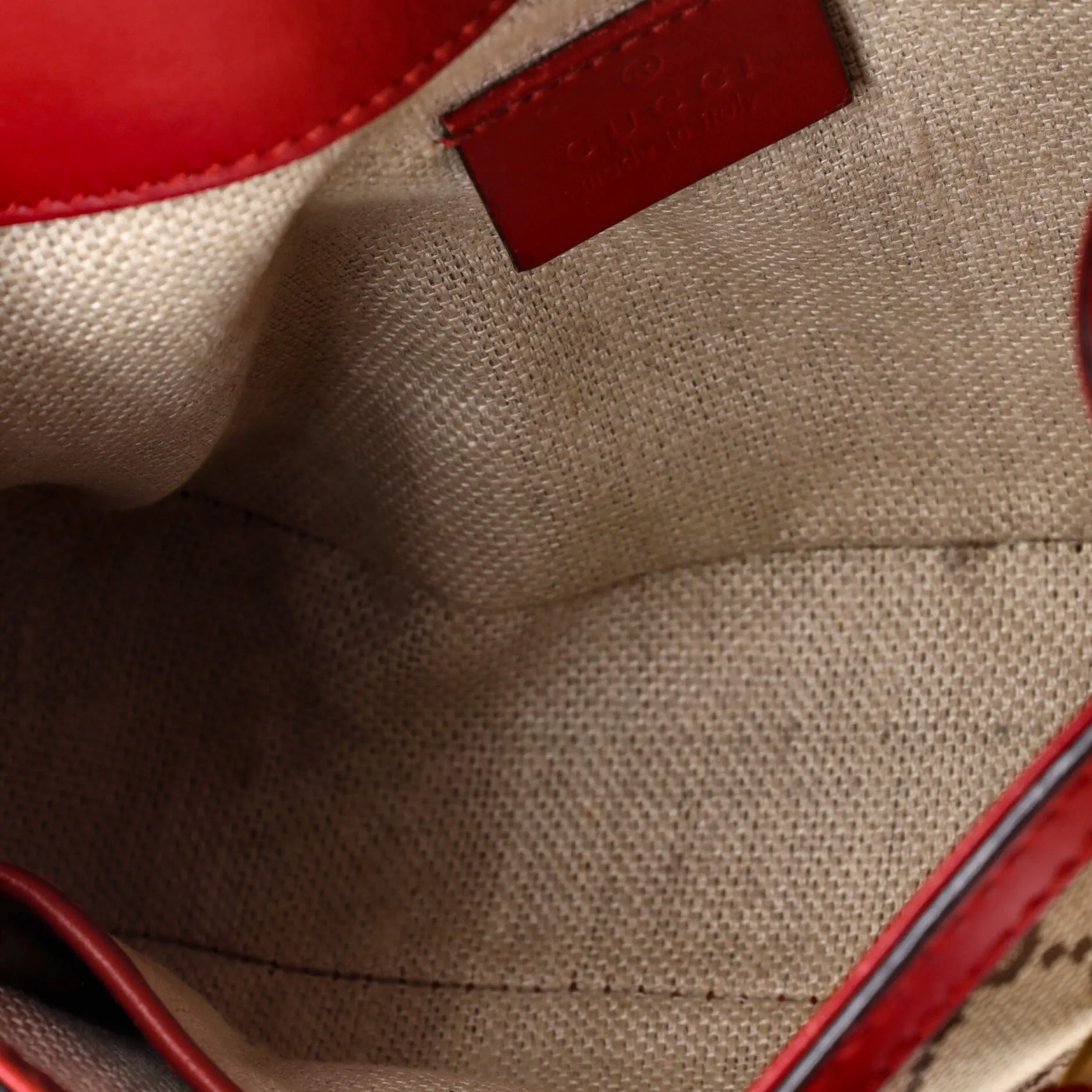 Pre-Loved Gucci Lady Web Shoulder Bag GG Canvas Small sold by Zulily product image thumbnail 5