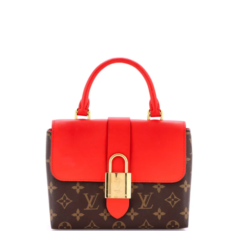 Pre-Loved Louis Vuitton Locky Handbag Monogram Canvas with Leather BB sold by Zulily