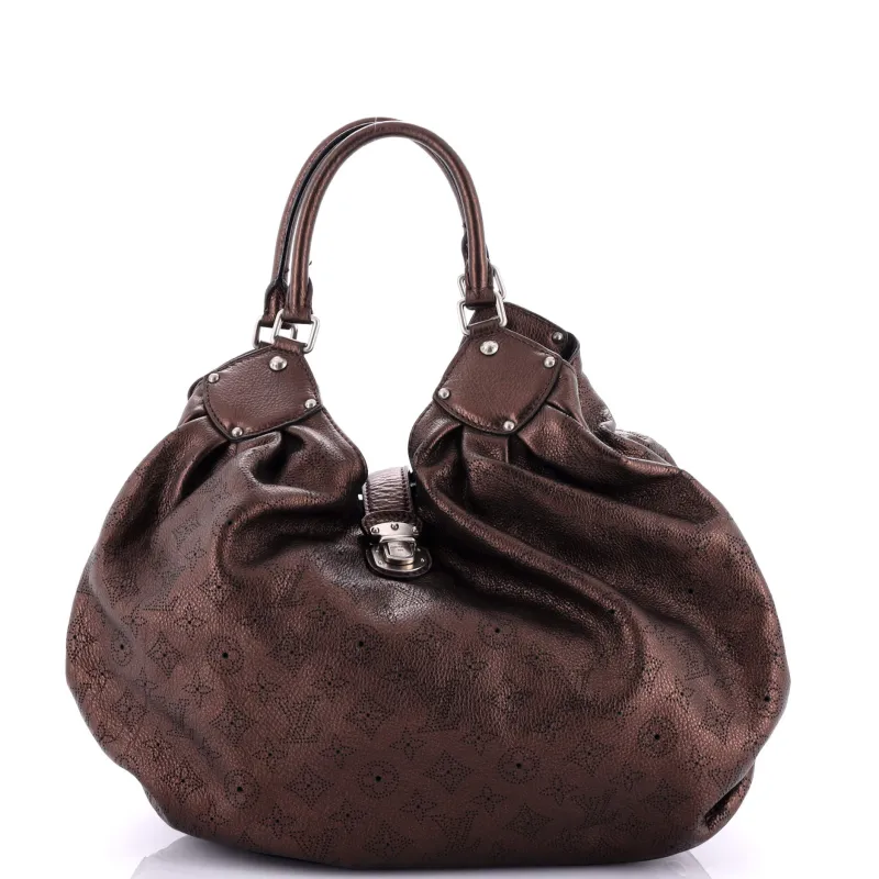 Pre-Loved Louis Vuitton XL Hobo Mahina Leather sold by Zulily