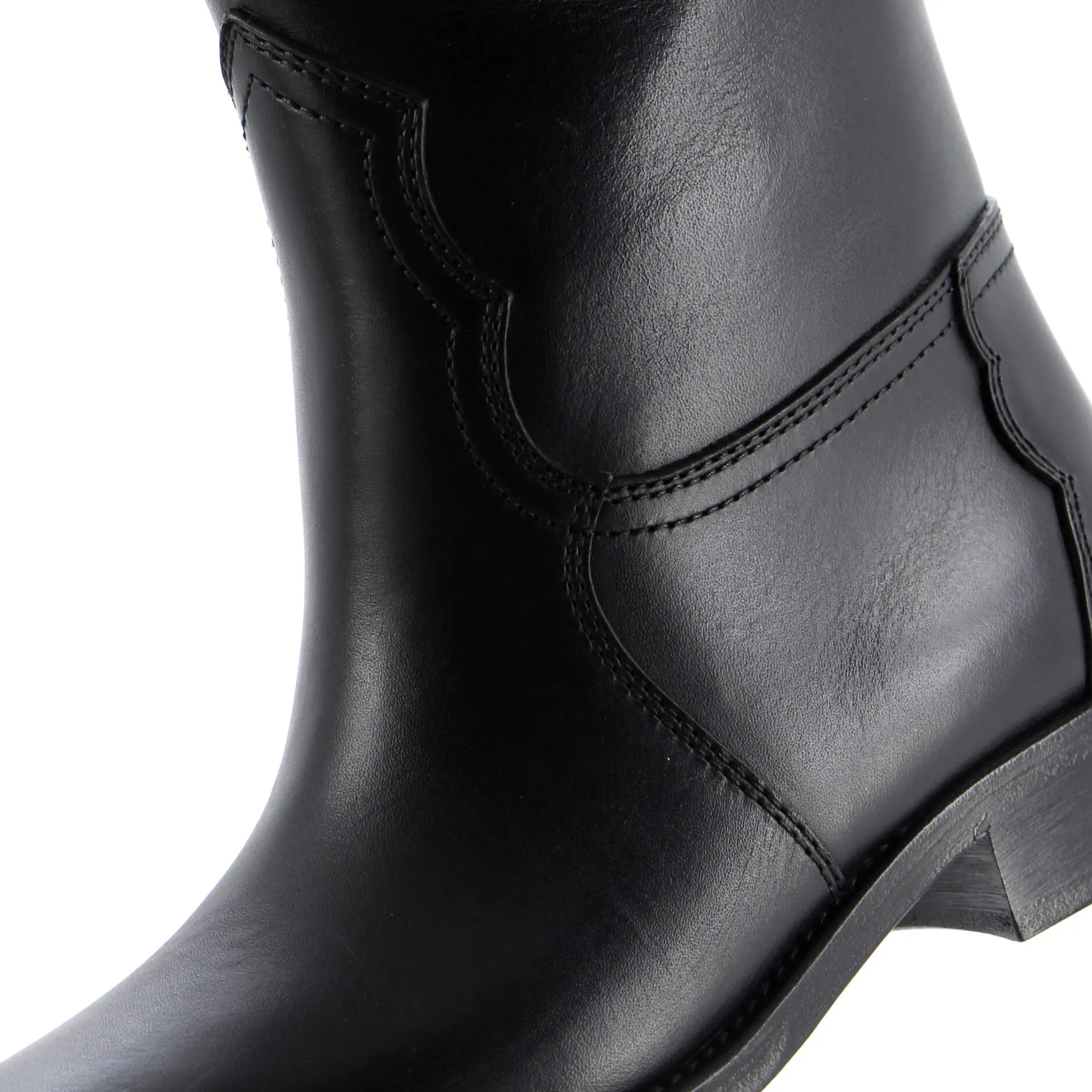 Pre-Loved Saint Laurent Women's Kate Western Heeled Knee High Boots Leather sold by Zulily product image thumbnail 5
