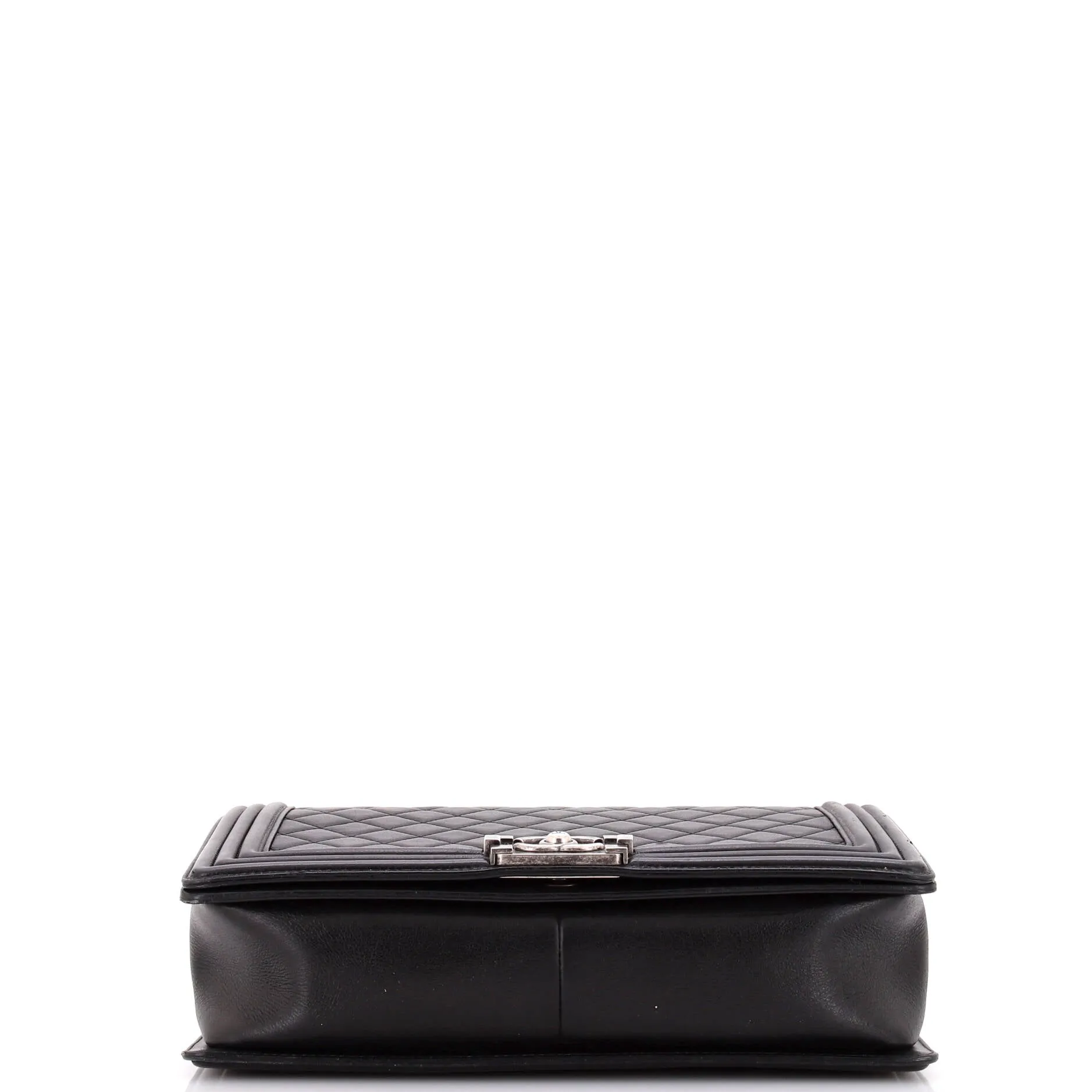 Pre-Loved Chanel Boy Flap Bag Quilted Calfskin New Medium sold by Zulily product image thumbnail 4