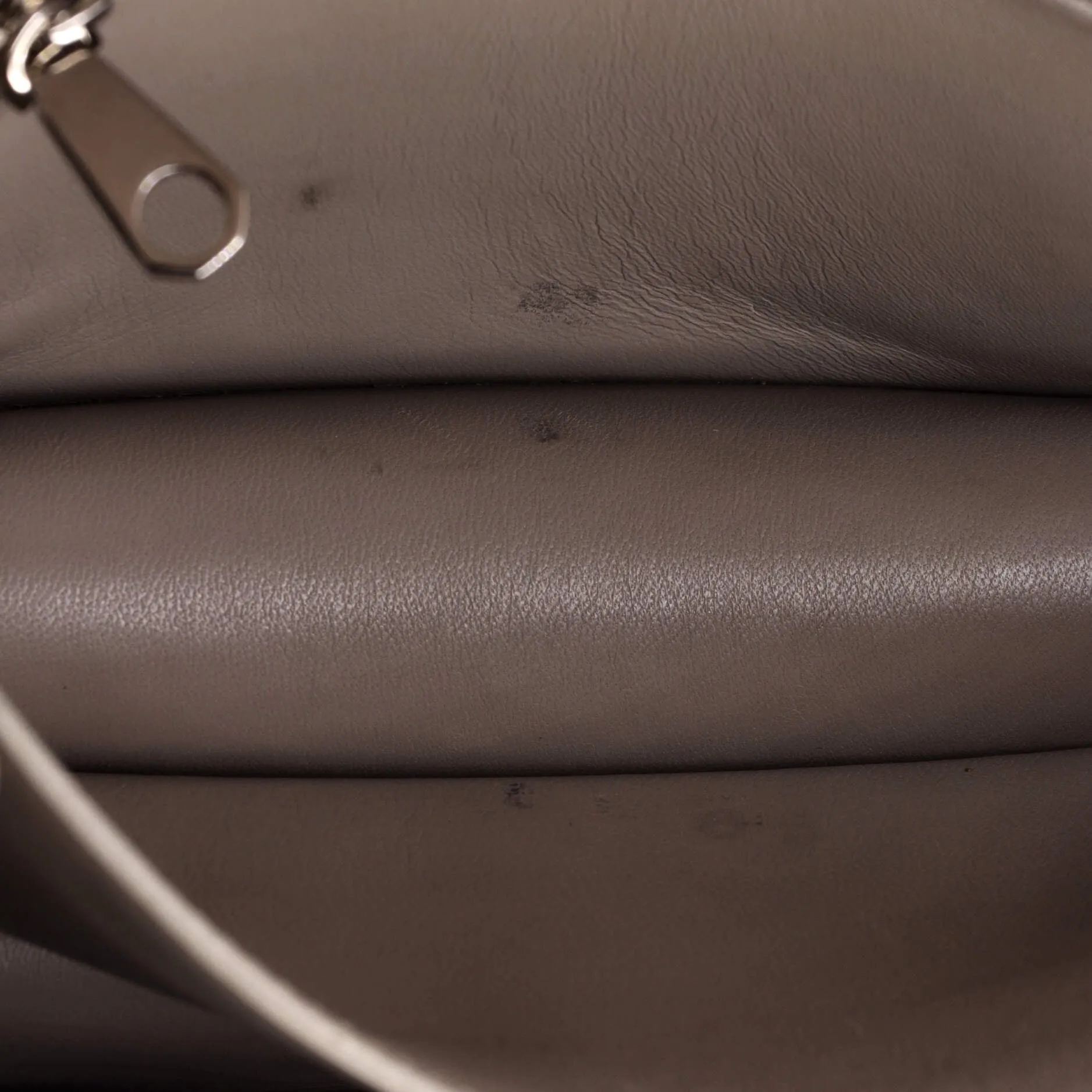 Pre-Loved Burberry TB Flap Bag Embossed Metallic Leather Small sold by Zulily product image thumbnail 5