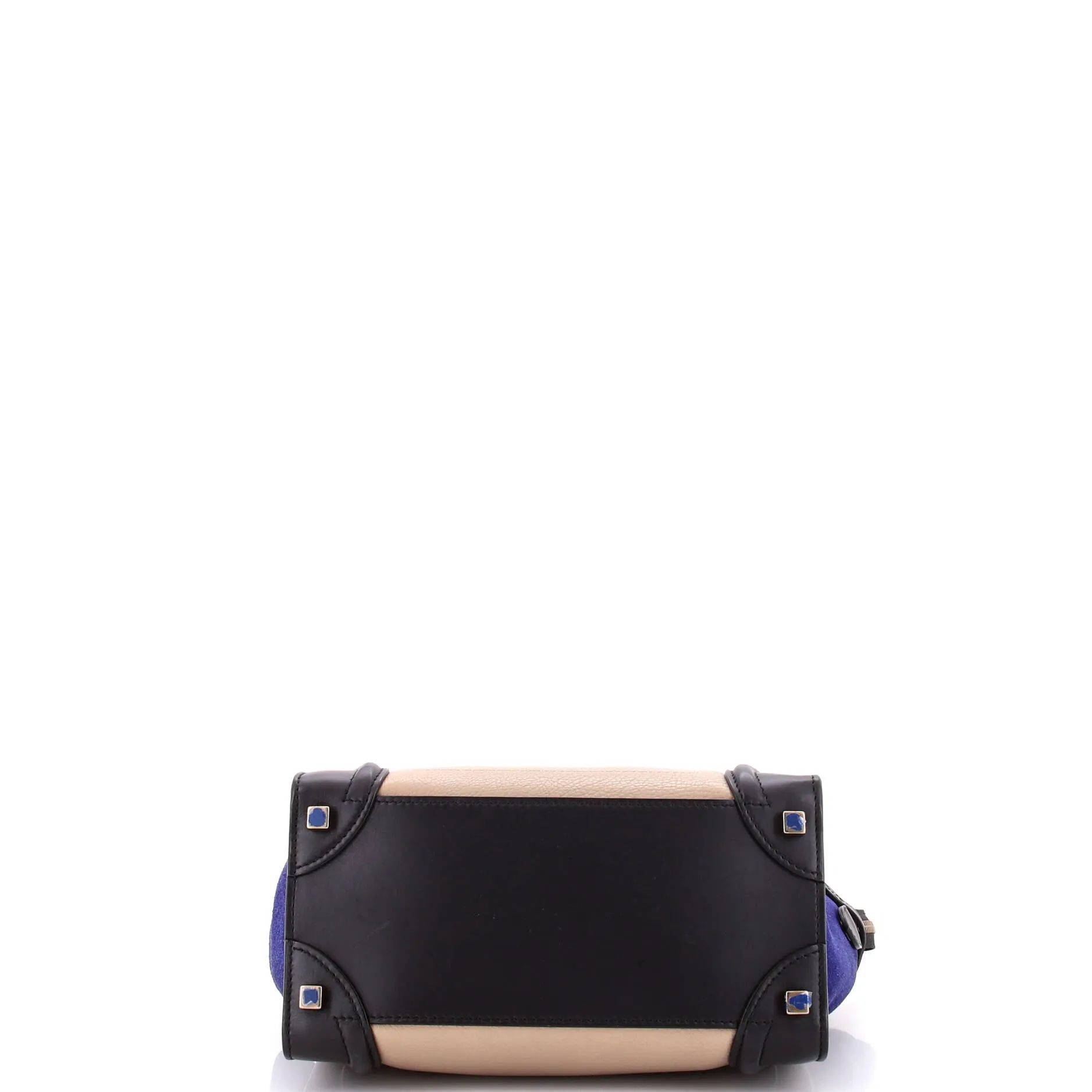 Pre-Loved Celine Tricolor Luggage Bag Leather Micro sold by Zulily product image thumbnail 4