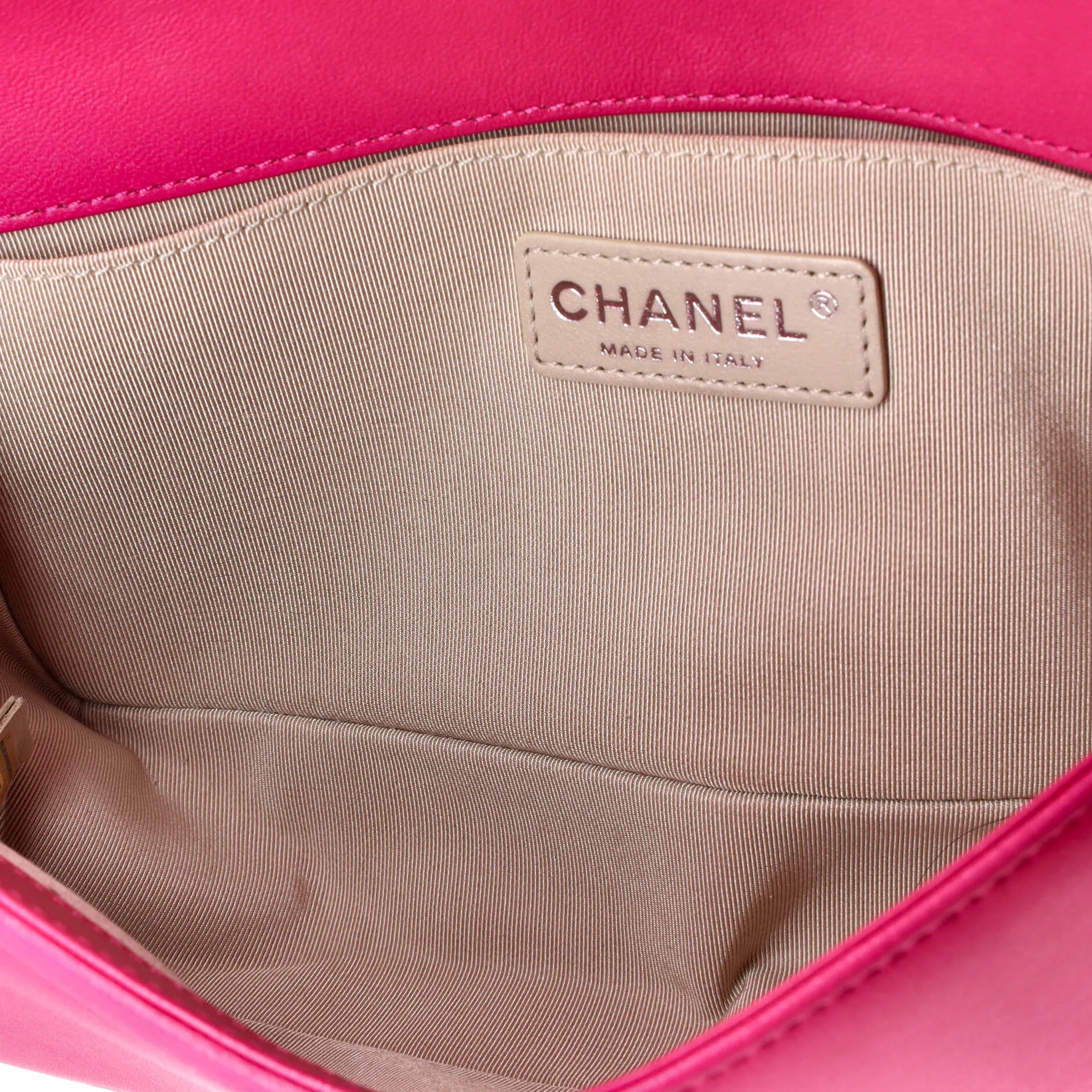 Pre-Loved Chanel Boy Flap Bag Quilted Lambskin Old Medium sold by Zulily product image thumbnail 5