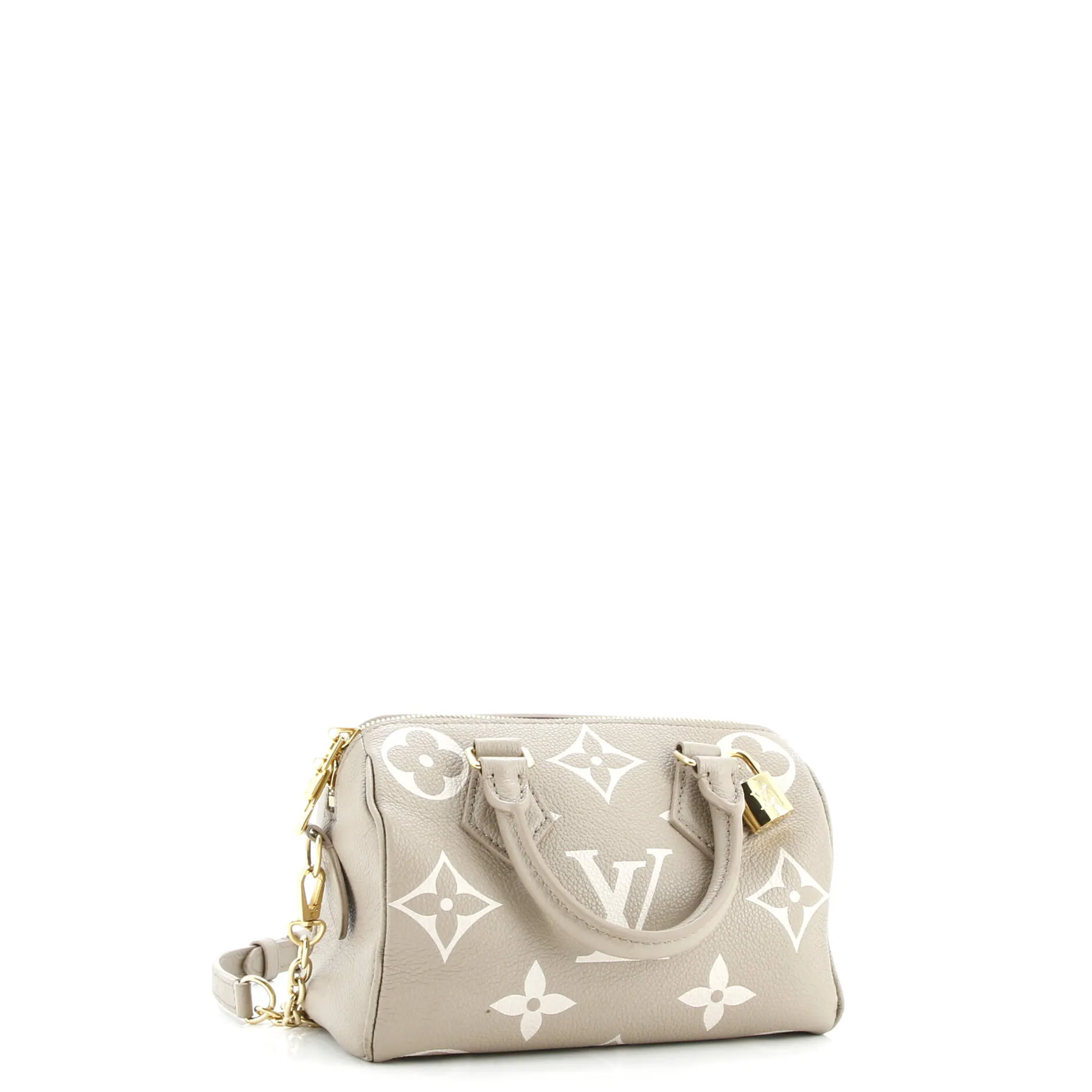 Pre-Loved Louis Vuitton Speedy Bandouliere Bag Bicolor Monogram Empreinte Giant 20 sold by Zulily product image thumbnail 2