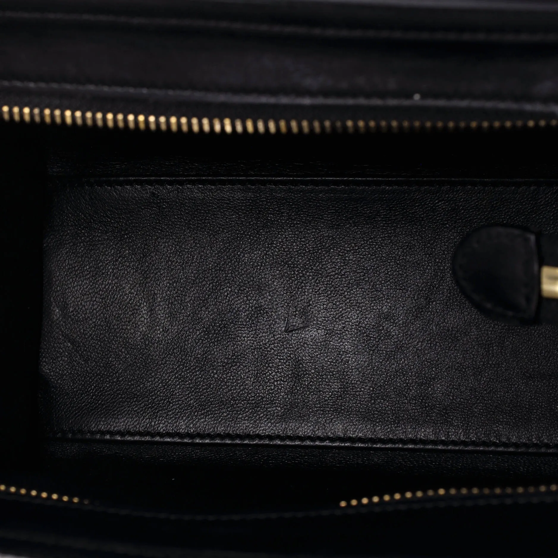 Pre-Loved Celine Bicolor Luggage Bag Grainy Leather Nano sold by Zulily product image thumbnail 5