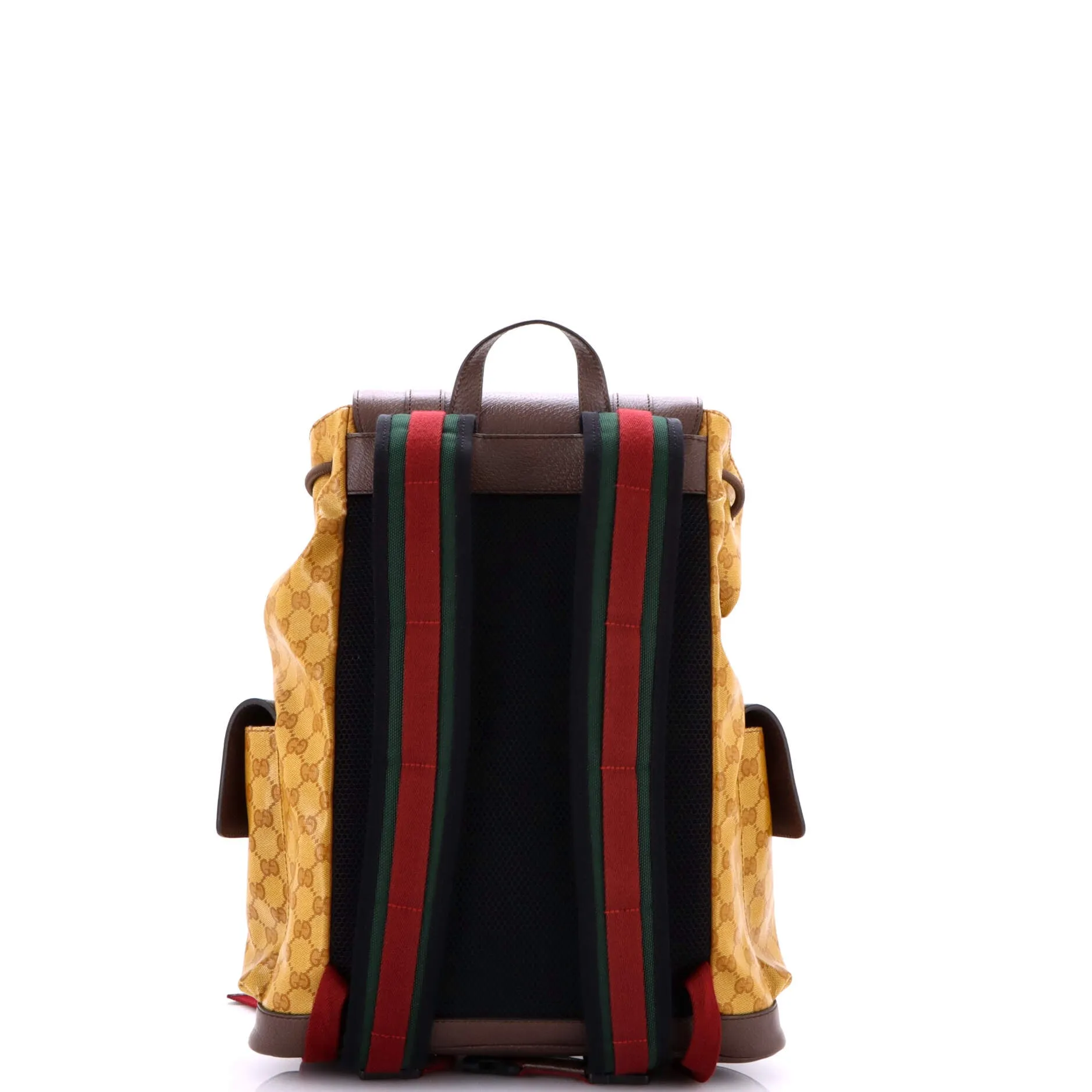 Pre-Loved Gucci x adidas Double Pocket Buckle Backpack GG Coated Canvas Medium sold by Zulily product image thumbnail 3