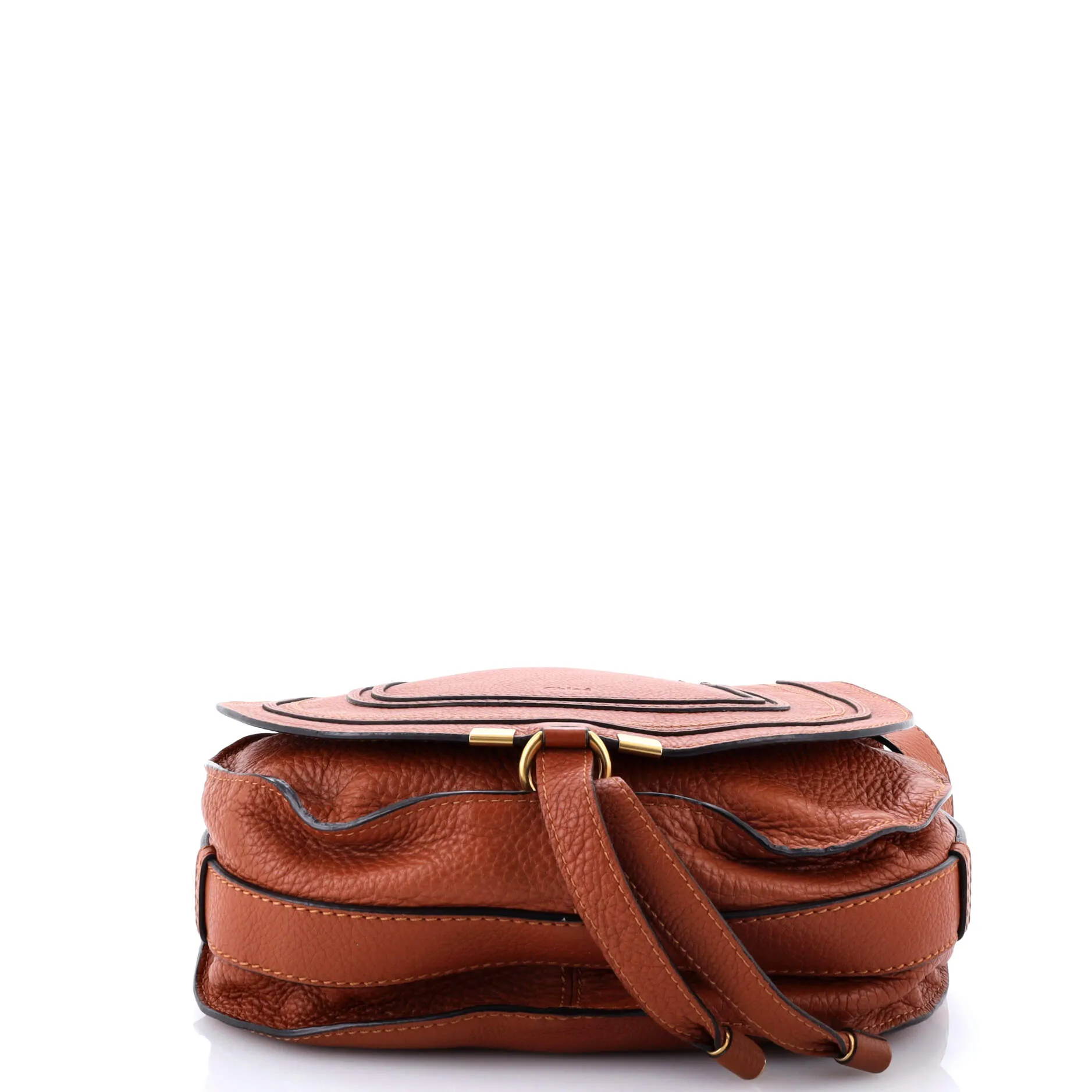 Pre-Loved Chloe Marcie Saddle Bag Leather Medium sold by Zulily product image thumbnail 4