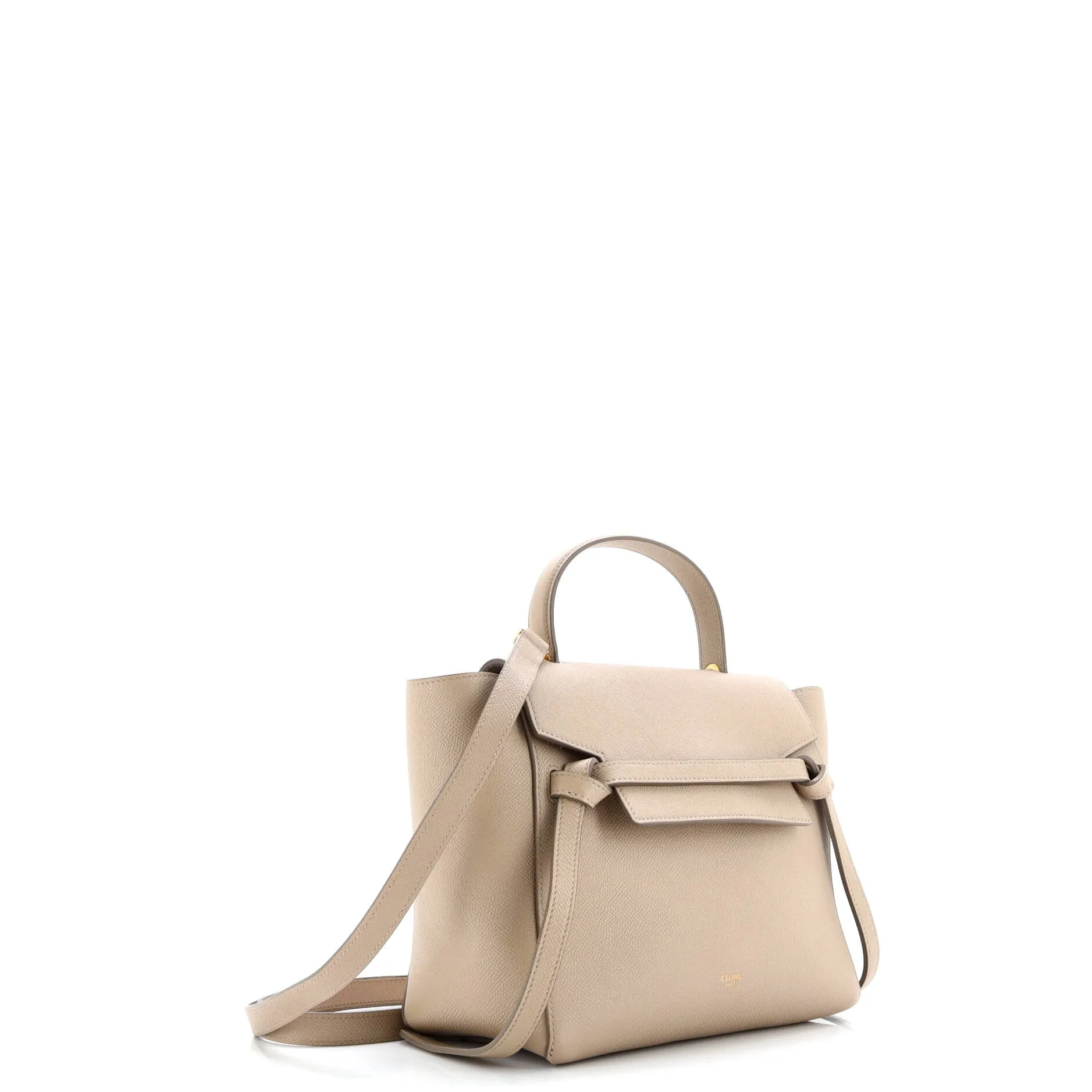 Pre-Loved Celine Belt Bag Textured Leather Micro sold by Zulily product image thumbnail 2